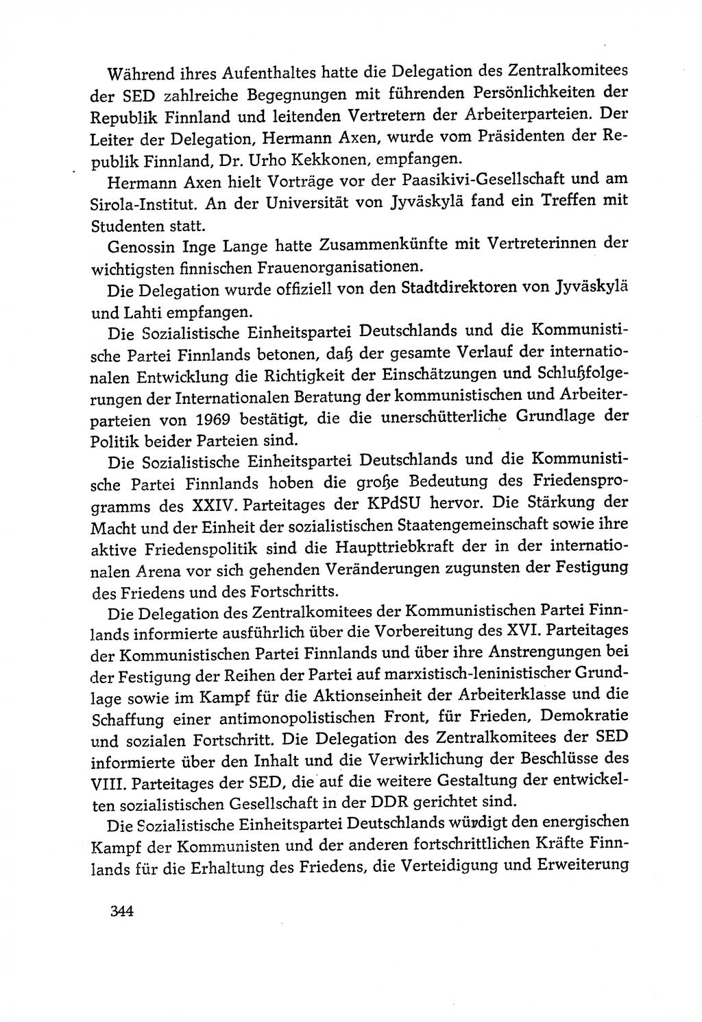 Dokumente der Sozialistischen Einheitspartei Deutschlands (SED) [Deutsche Demokratische Republik (DDR)] 1970-1971, Seite 344 (Dok. SED DDR 1970-1971, S. 344)
