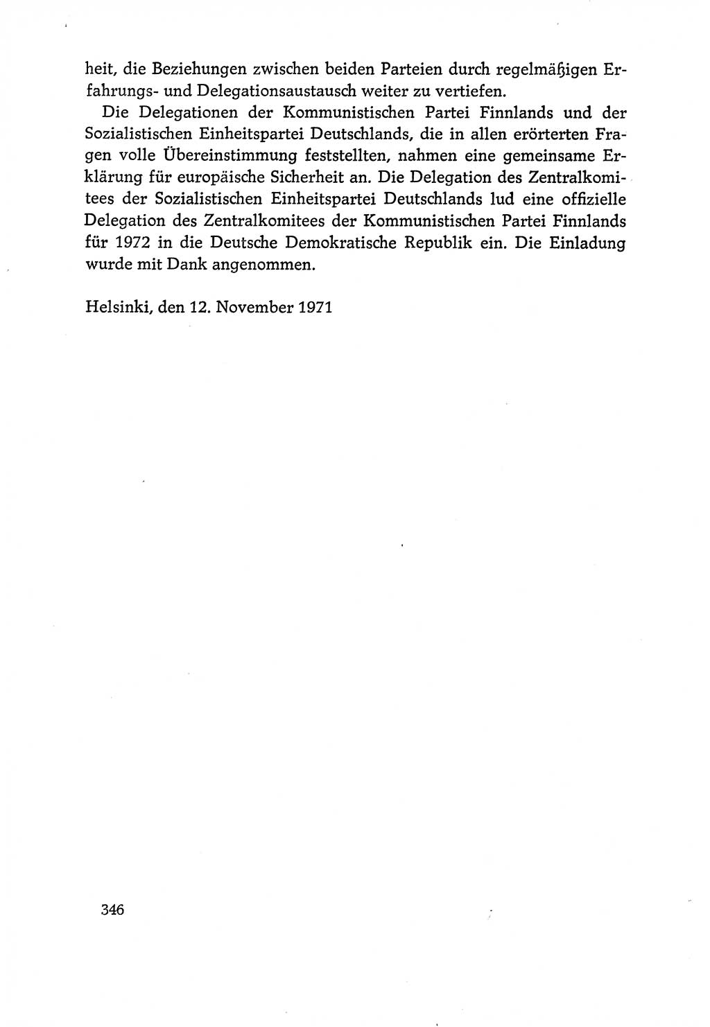 Dokumente der Sozialistischen Einheitspartei Deutschlands (SED) [Deutsche Demokratische Republik (DDR)] 1970-1971, Seite 346 (Dok. SED DDR 1970-1971, S. 346)