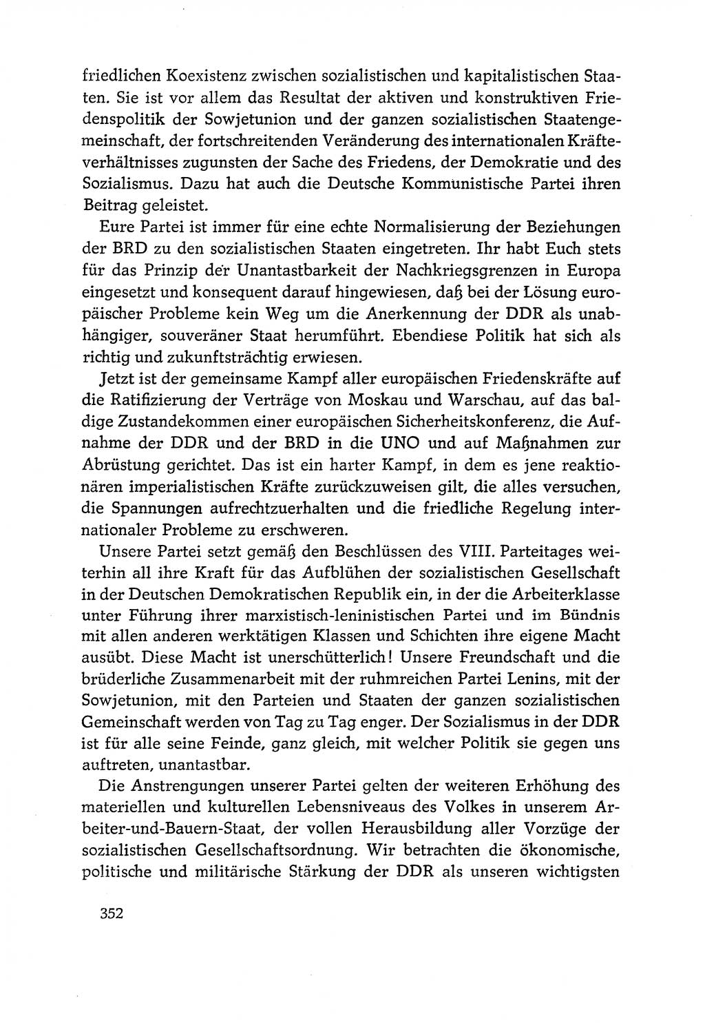 Dokumente der Sozialistischen Einheitspartei Deutschlands (SED) [Deutsche Demokratische Republik (DDR)] 1970-1971, Seite 352 (Dok. SED DDR 1970-1971, S. 352)