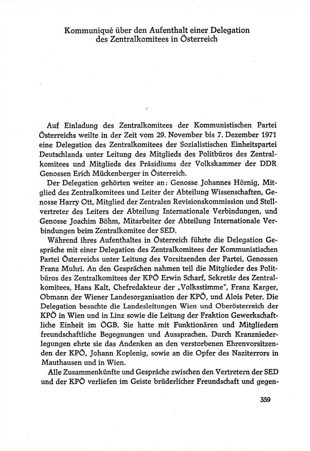 Dokumente der Sozialistischen Einheitspartei Deutschlands (SED) [Deutsche Demokratische Republik (DDR)] 1970-1971, Seite 359 (Dok. SED DDR 1970-1971, S. 359)