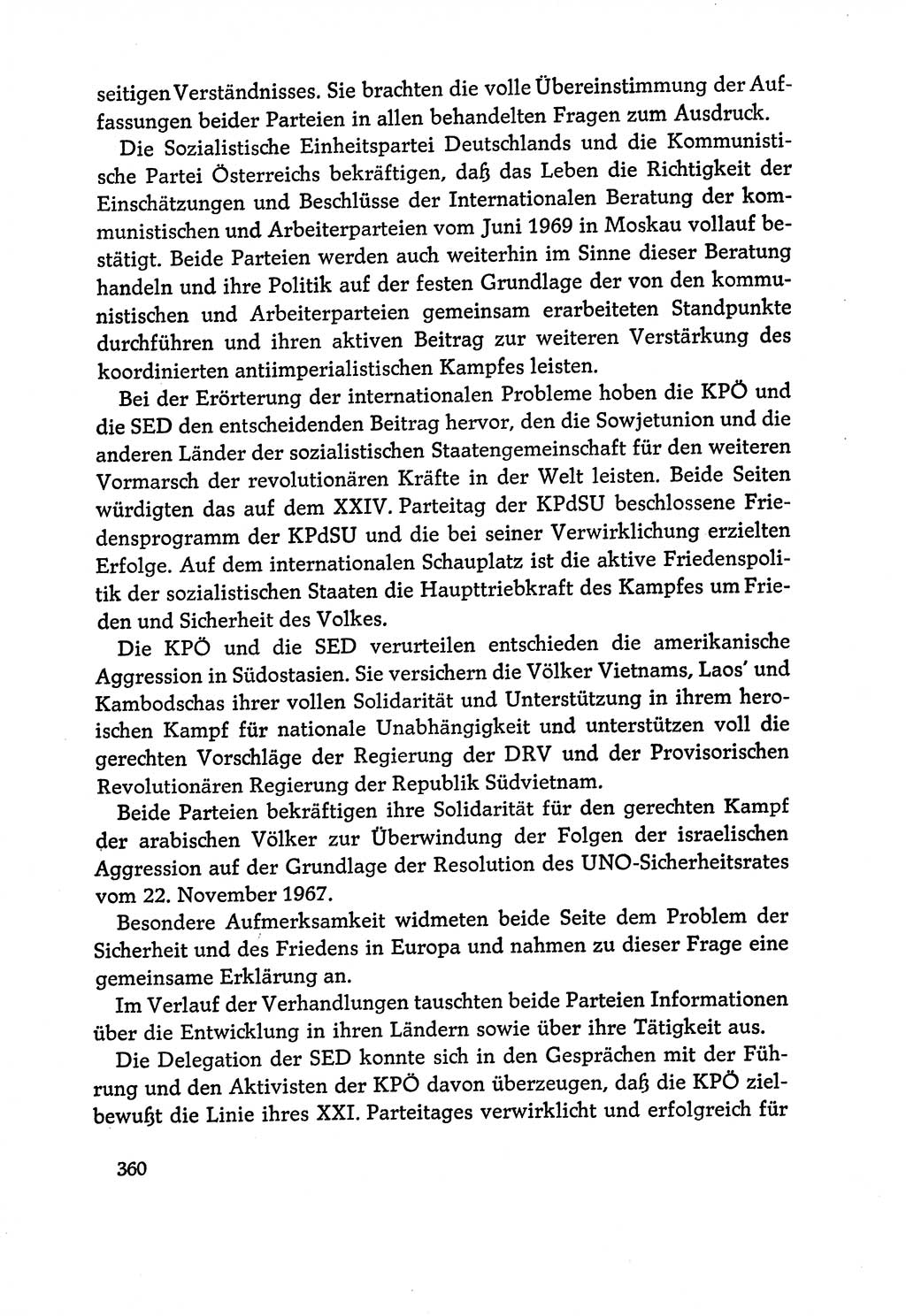 Dokumente der Sozialistischen Einheitspartei Deutschlands (SED) [Deutsche Demokratische Republik (DDR)] 1970-1971, Seite 360 (Dok. SED DDR 1970-1971, S. 360)