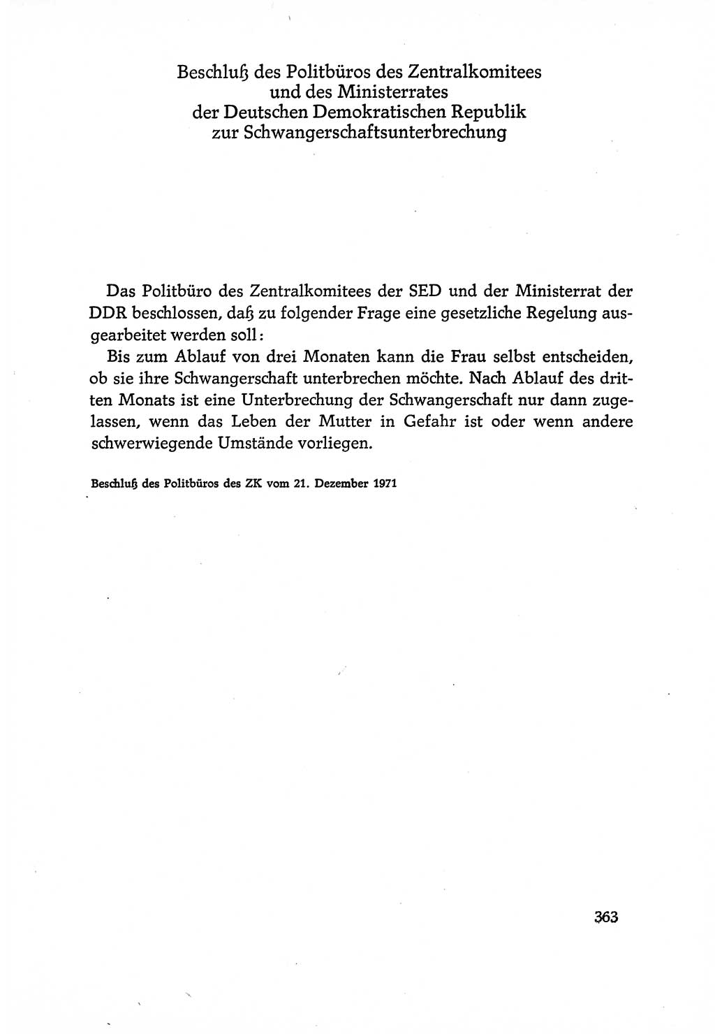 Dokumente der Sozialistischen Einheitspartei Deutschlands (SED) [Deutsche Demokratische Republik (DDR)] 1970-1971, Seite 363 (Dok. SED DDR 1970-1971, S. 363)