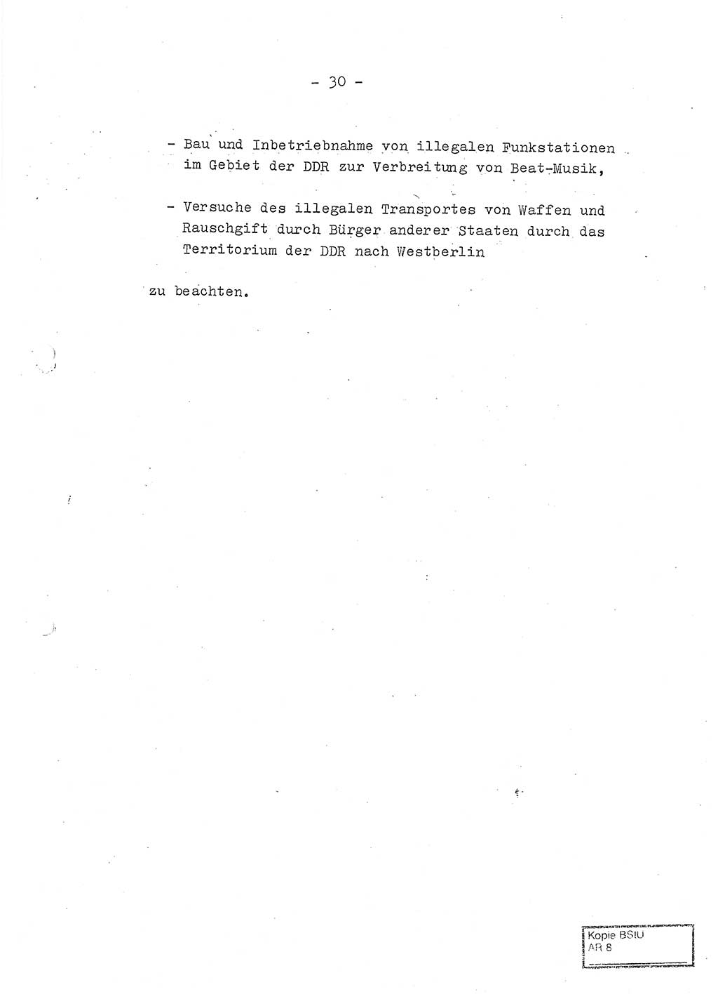 Jahresbericht der Hauptabteilung (HA) Ⅸ 1970, Ministerium für Staatssicherheit (MfS) der Deutschen Demokratischen Republik (DDR), Berlin 1971, Seite 30 (J.-Ber. MfS DDR HA Ⅸ /70 1971, S. 30)
