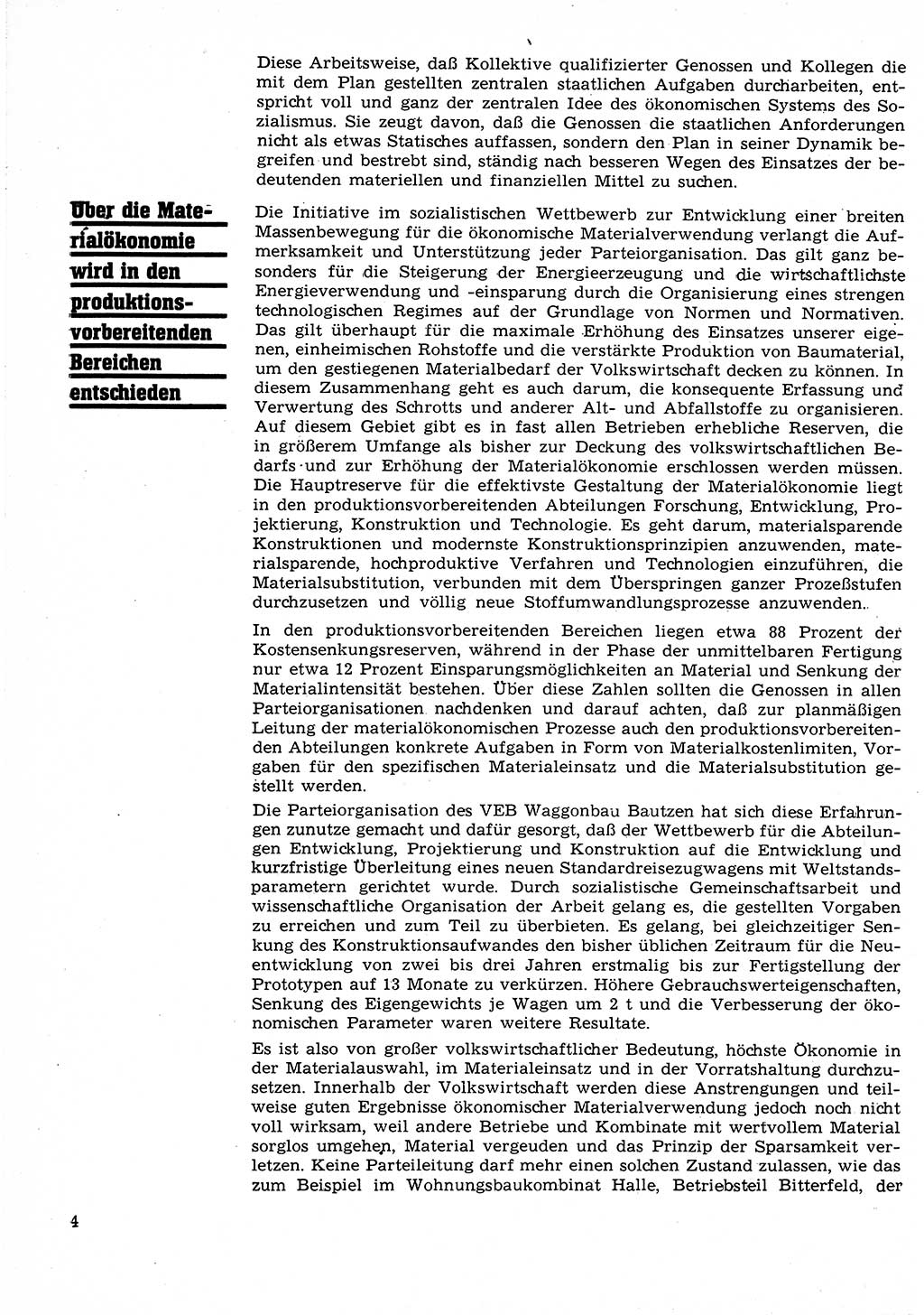 Neuer Weg (NW), Organ des Zentralkomitees (ZK) der SED (Sozialistische Einheitspartei Deutschlands) für Fragen des Parteilebens, 25. Jahrgang [Deutsche Demokratische Republik (DDR)] 1970, Seite 4 (NW ZK SED DDR 1970, S. 4)