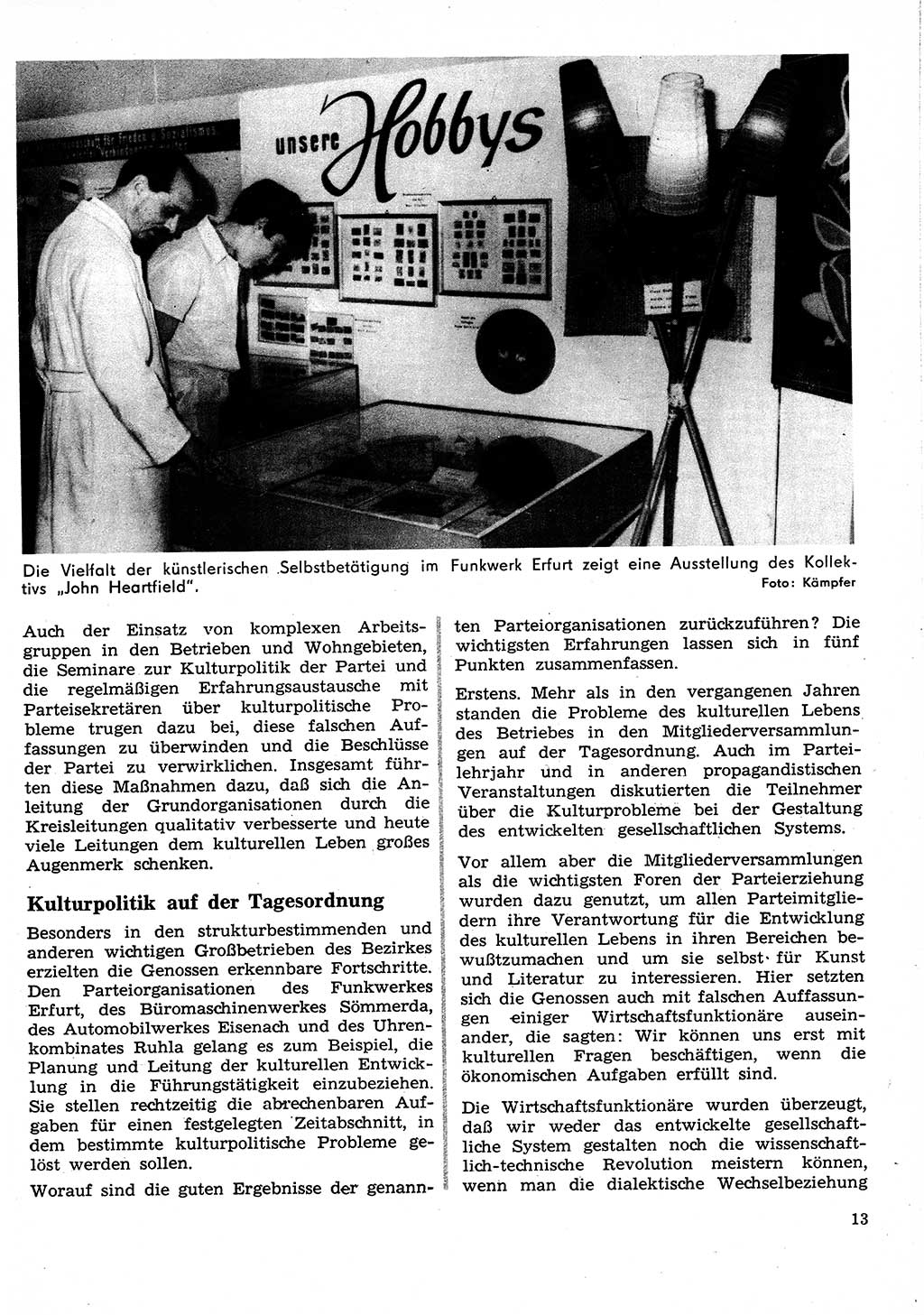 Neuer Weg (NW), Organ des Zentralkomitees (ZK) der SED (Sozialistische Einheitspartei Deutschlands) für Fragen des Parteilebens, 25. Jahrgang [Deutsche Demokratische Republik (DDR)] 1970, Seite 13 (NW ZK SED DDR 1970, S. 13)