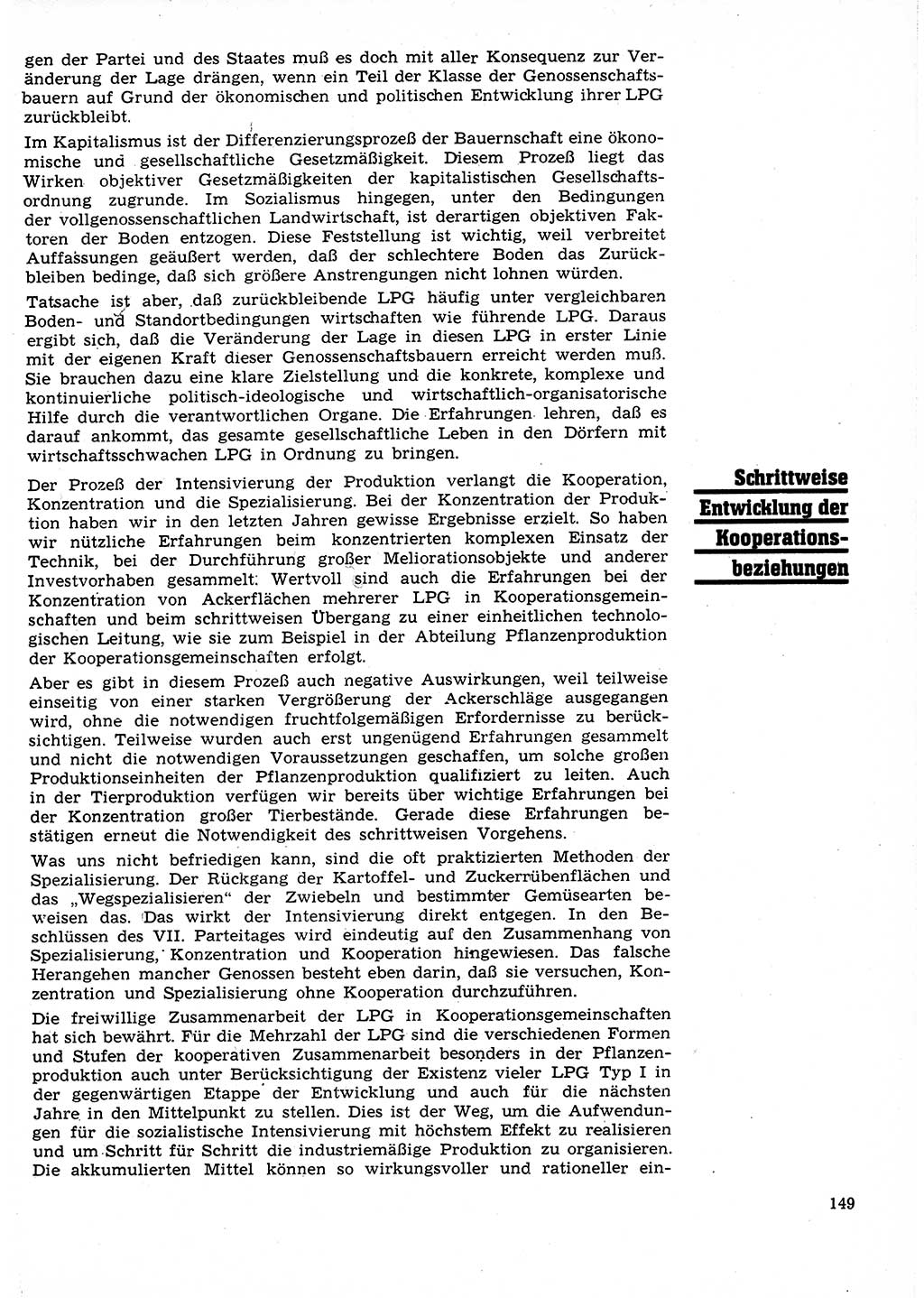 Neuer Weg (NW), Organ des Zentralkomitees (ZK) der SED (Sozialistische Einheitspartei Deutschlands) für Fragen des Parteilebens, 25. Jahrgang [Deutsche Demokratische Republik (DDR)] 1970, Seite 149 (NW ZK SED DDR 1970, S. 149)