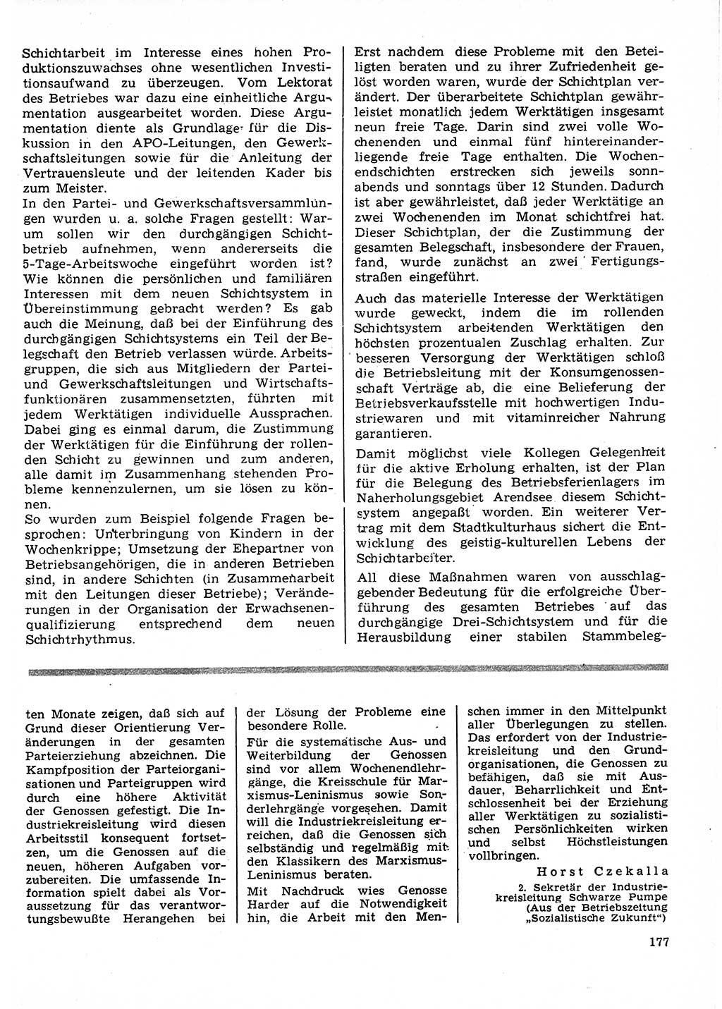 Neuer Weg (NW), Organ des Zentralkomitees (ZK) der SED (Sozialistische Einheitspartei Deutschlands) für Fragen des Parteilebens, 25. Jahrgang [Deutsche Demokratische Republik (DDR)] 1970, Seite 177 (NW ZK SED DDR 1970, S. 177)