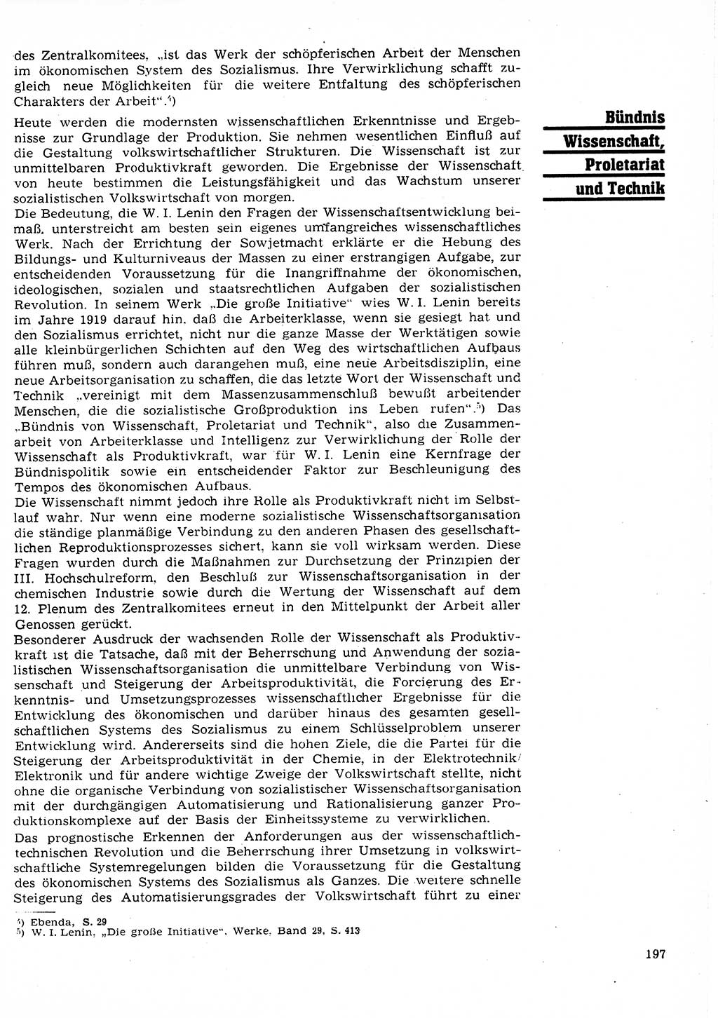 Neuer Weg (NW), Organ des Zentralkomitees (ZK) der SED (Sozialistische Einheitspartei Deutschlands) für Fragen des Parteilebens, 25. Jahrgang [Deutsche Demokratische Republik (DDR)] 1970, Seite 197 (NW ZK SED DDR 1970, S. 197)