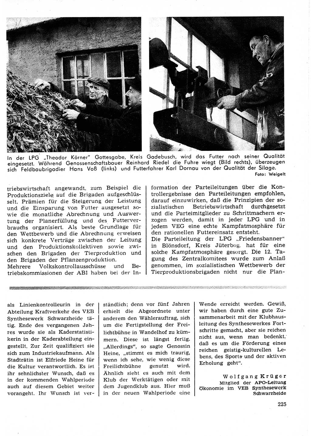 Neuer Weg (NW), Organ des Zentralkomitees (ZK) der SED (Sozialistische Einheitspartei Deutschlands) für Fragen des Parteilebens, 25. Jahrgang [Deutsche Demokratische Republik (DDR)] 1970, Seite 225 (NW ZK SED DDR 1970, S. 225)