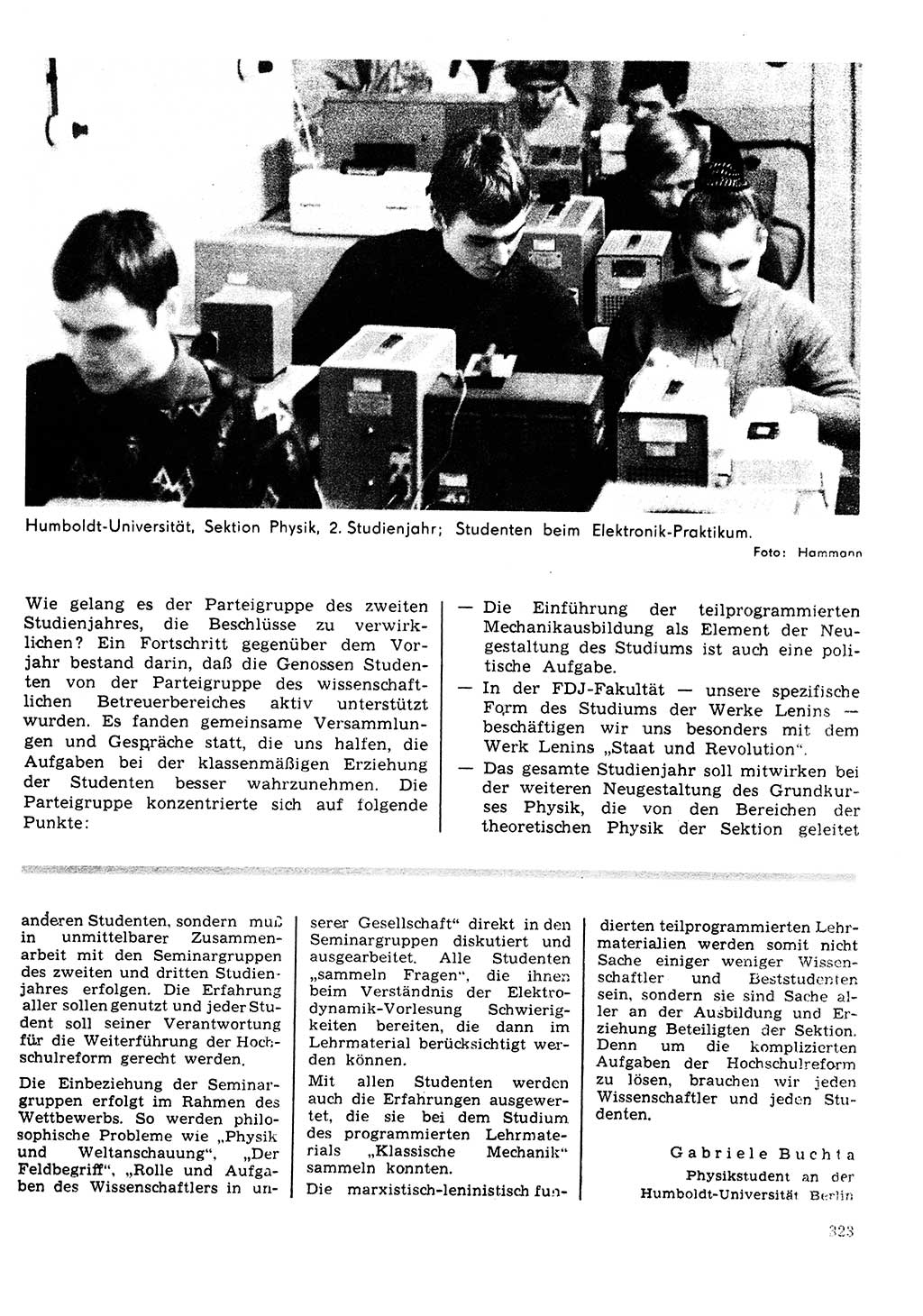 Neuer Weg (NW), Organ des Zentralkomitees (ZK) der SED (Sozialistische Einheitspartei Deutschlands) für Fragen des Parteilebens, 25. Jahrgang [Deutsche Demokratische Republik (DDR)] 1970, Seite 323 (NW ZK SED DDR 1970, S. 323)