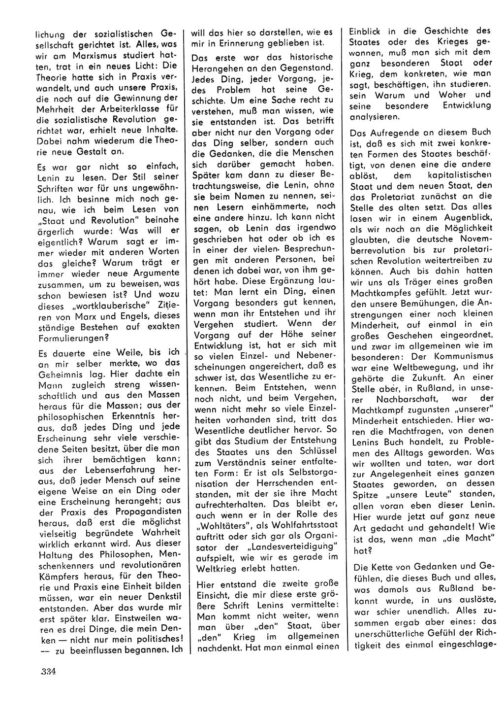 Neuer Weg (NW), Organ des Zentralkomitees (ZK) der SED (Sozialistische Einheitspartei Deutschlands) für Fragen des Parteilebens, 25. Jahrgang [Deutsche Demokratische Republik (DDR)] 1970, Seite 334 (NW ZK SED DDR 1970, S. 334)