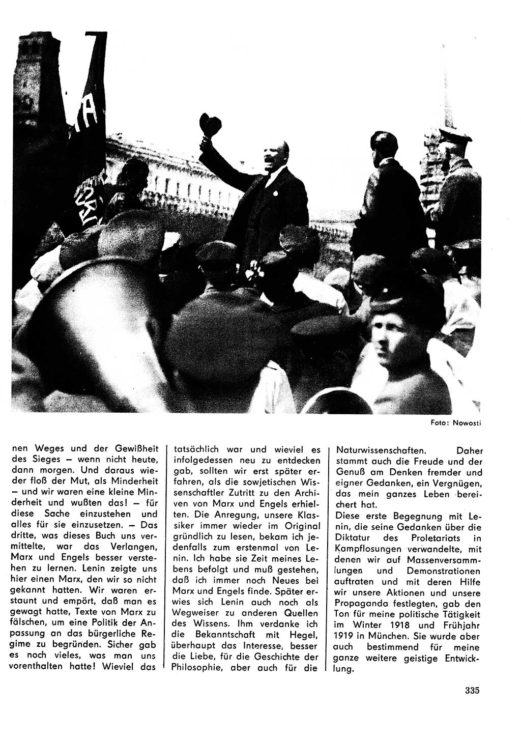 Neuer Weg (NW), Organ des Zentralkomitees (ZK) der SED (Sozialistische Einheitspartei Deutschlands) für Fragen des Parteilebens, 25. Jahrgang [Deutsche Demokratische Republik (DDR)] 1970, Seite 335 (NW ZK SED DDR 1970, S. 335)
