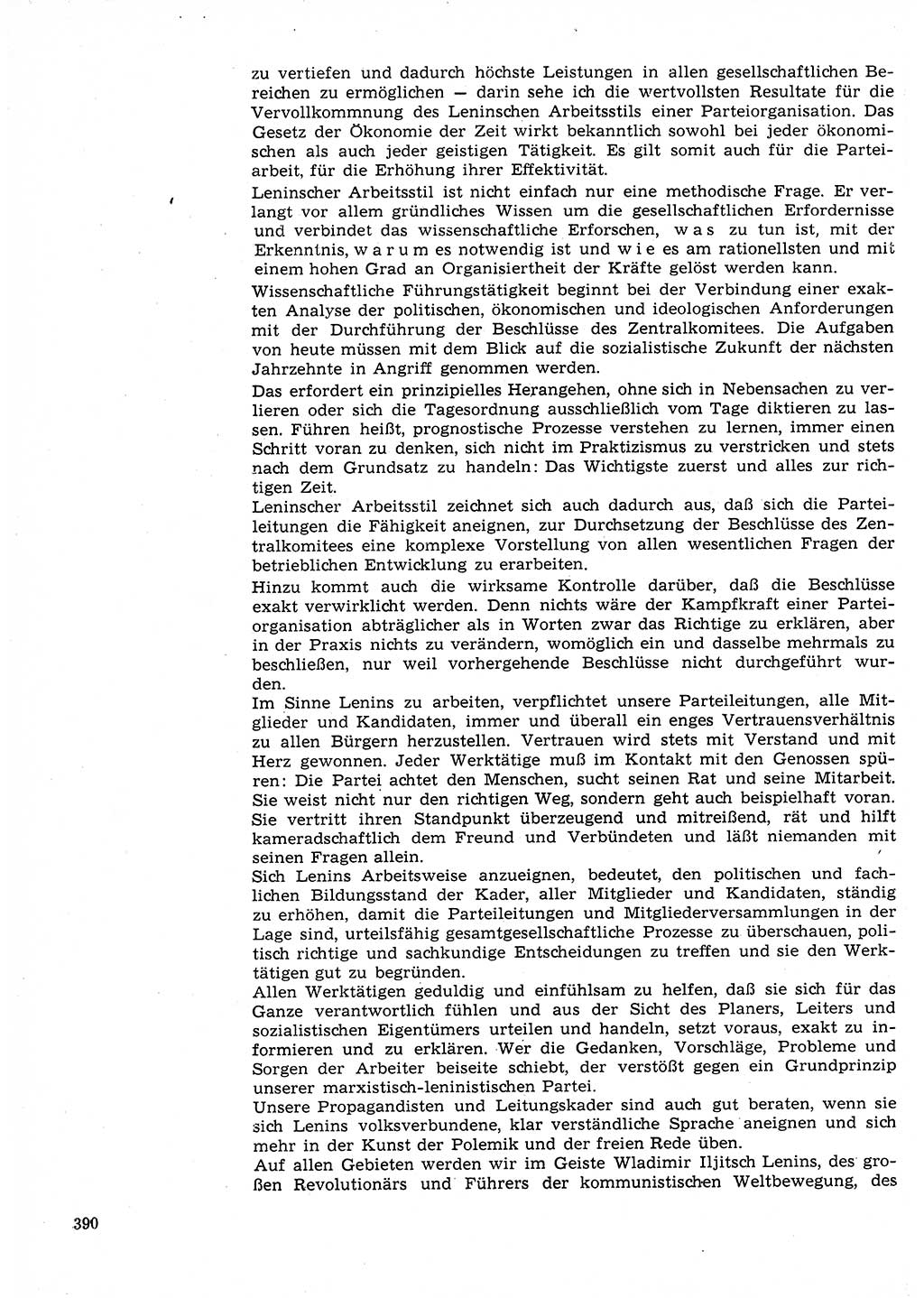 Neuer Weg (NW), Organ des Zentralkomitees (ZK) der SED (Sozialistische Einheitspartei Deutschlands) für Fragen des Parteilebens, 25. Jahrgang [Deutsche Demokratische Republik (DDR)] 1970, Seite 390 (NW ZK SED DDR 1970, S. 390)