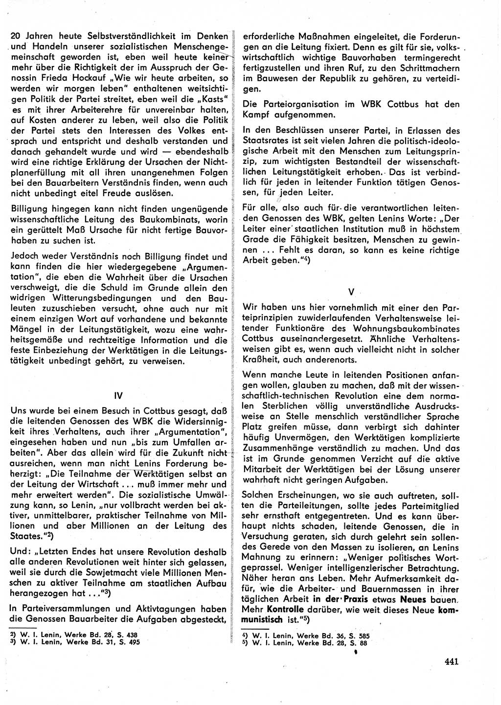 Neuer Weg (NW), Organ des Zentralkomitees (ZK) der SED (Sozialistische Einheitspartei Deutschlands) für Fragen des Parteilebens, 25. Jahrgang [Deutsche Demokratische Republik (DDR)] 1970, Seite 441 (NW ZK SED DDR 1970, S. 441)