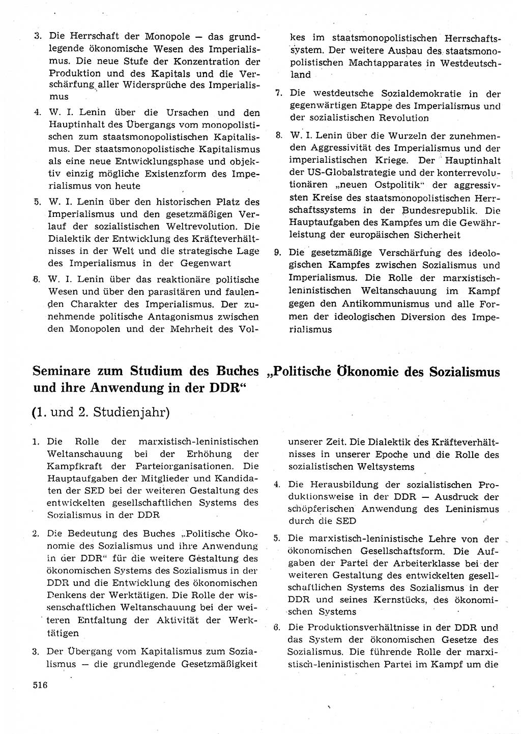 Neuer Weg (NW), Organ des Zentralkomitees (ZK) der SED (Sozialistische Einheitspartei Deutschlands) für Fragen des Parteilebens, 25. Jahrgang [Deutsche Demokratische Republik (DDR)] 1970, Seite 516 (NW ZK SED DDR 1970, S. 516)