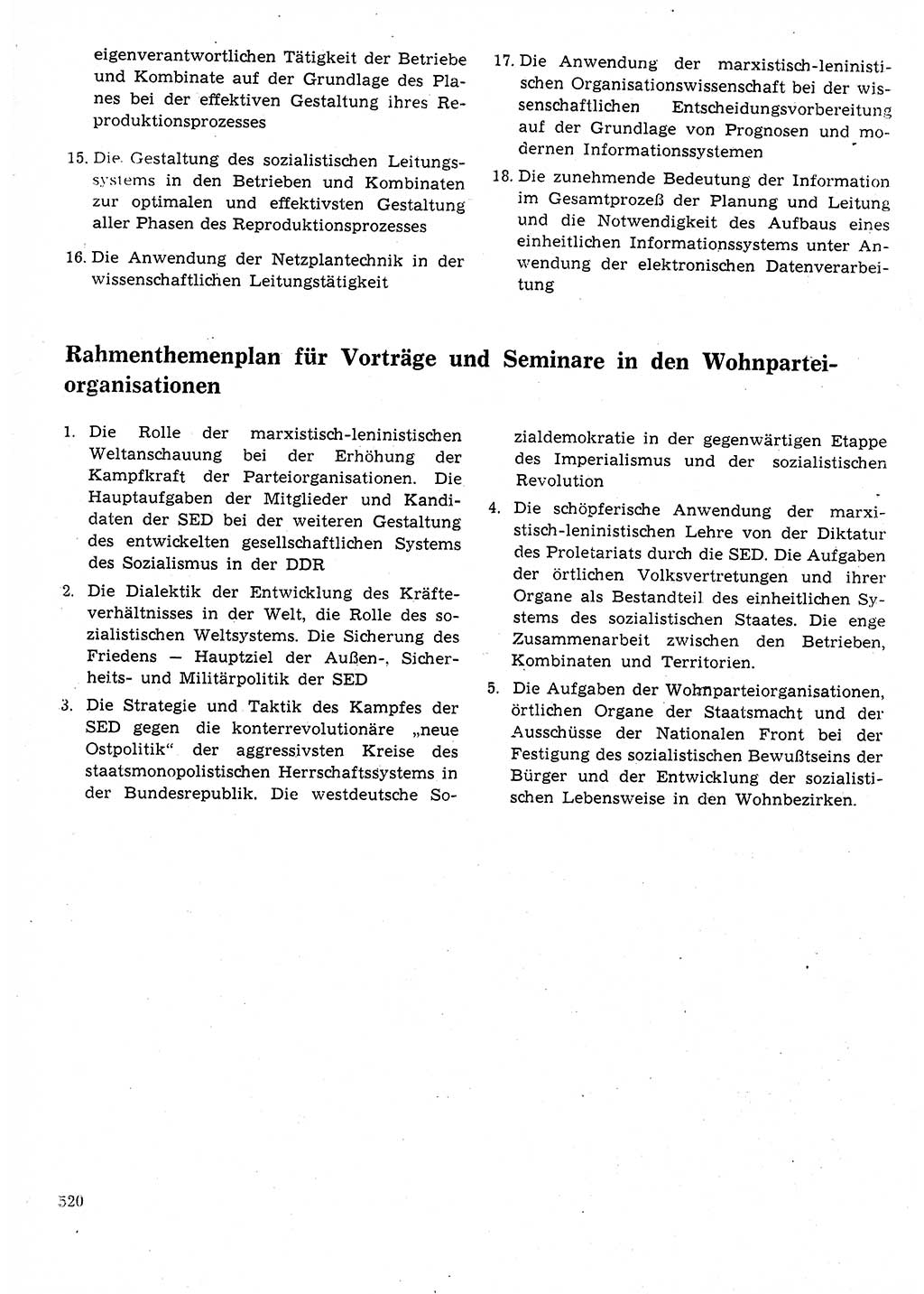 Neuer Weg (NW), Organ des Zentralkomitees (ZK) der SED (Sozialistische Einheitspartei Deutschlands) für Fragen des Parteilebens, 25. Jahrgang [Deutsche Demokratische Republik (DDR)] 1970, Seite 520 (NW ZK SED DDR 1970, S. 520)
