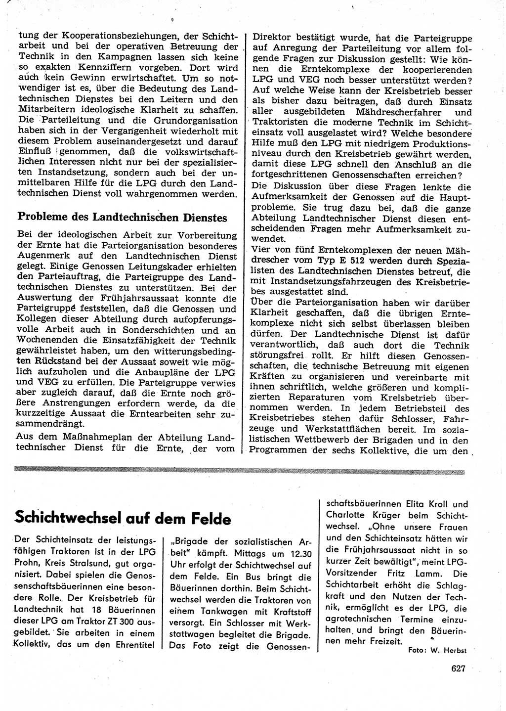 Neuer Weg (NW), Organ des Zentralkomitees (ZK) der SED (Sozialistische Einheitspartei Deutschlands) für Fragen des Parteilebens, 25. Jahrgang [Deutsche Demokratische Republik (DDR)] 1970, Seite 627 (NW ZK SED DDR 1970, S. 627)