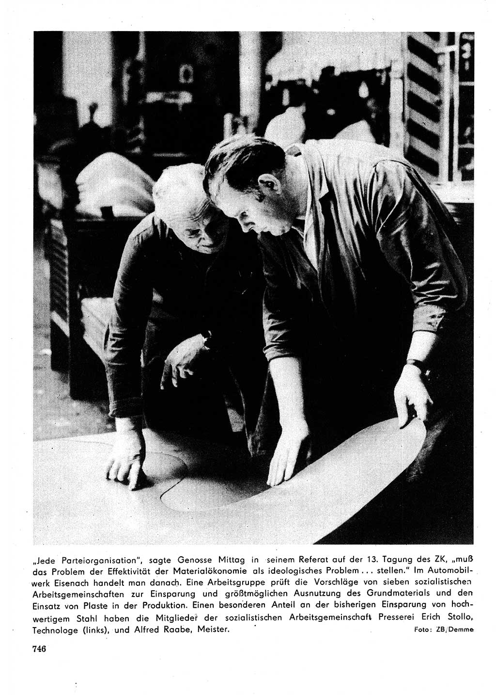 Neuer Weg (NW), Organ des Zentralkomitees (ZK) der SED (Sozialistische Einheitspartei Deutschlands) für Fragen des Parteilebens, 25. Jahrgang [Deutsche Demokratische Republik (DDR)] 1970, Seite 746 (NW ZK SED DDR 1970, S. 746)