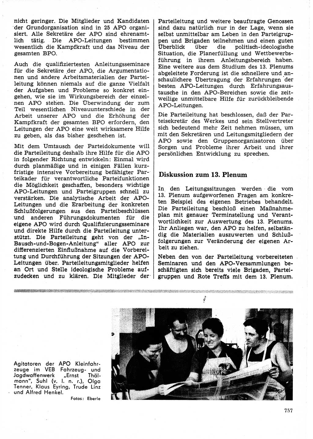Neuer Weg (NW), Organ des Zentralkomitees (ZK) der SED (Sozialistische Einheitspartei Deutschlands) für Fragen des Parteilebens, 25. Jahrgang [Deutsche Demokratische Republik (DDR)] 1970, Seite 757 (NW ZK SED DDR 1970, S. 757)
