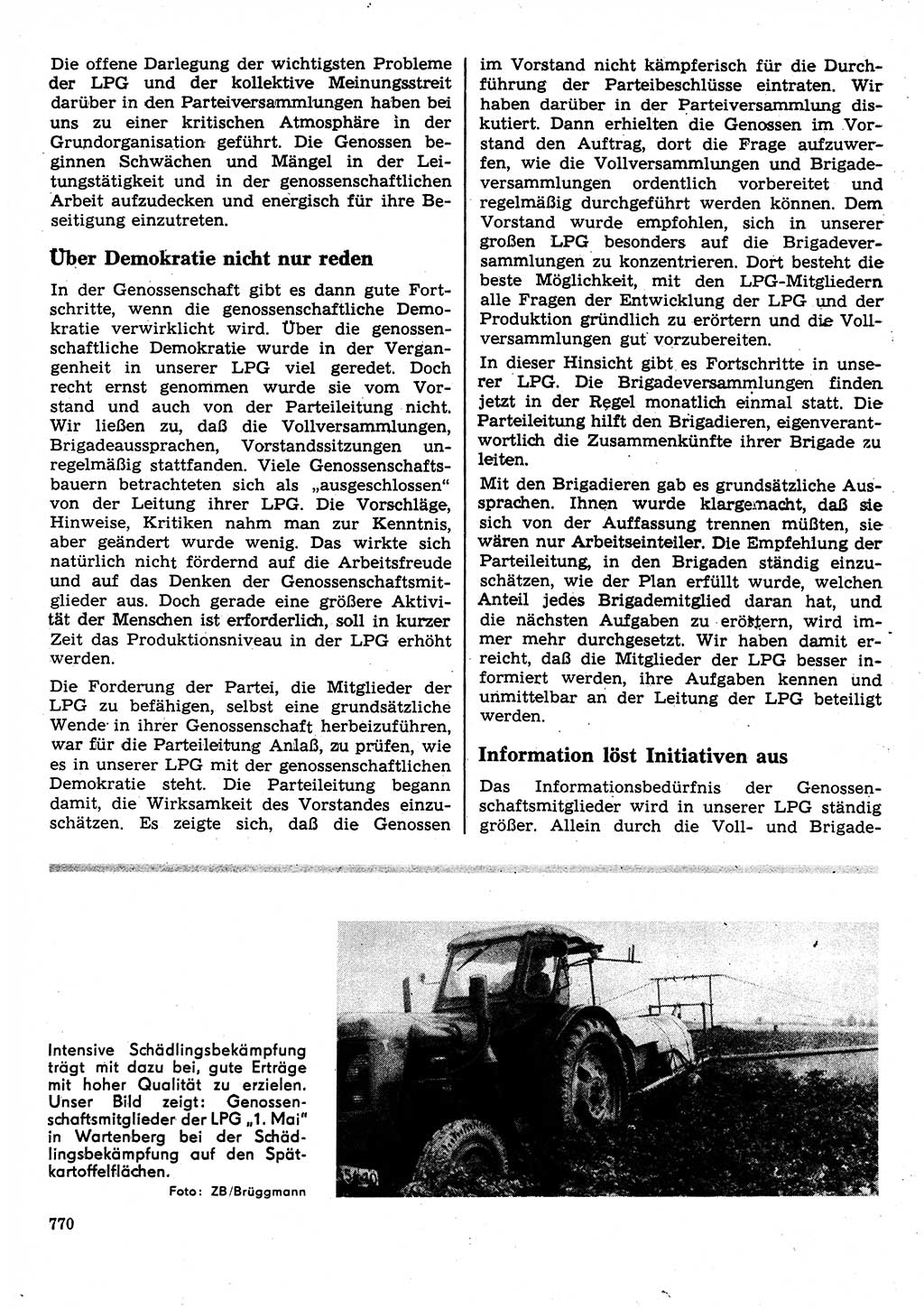 Neuer Weg (NW), Organ des Zentralkomitees (ZK) der SED (Sozialistische Einheitspartei Deutschlands) für Fragen des Parteilebens, 25. Jahrgang [Deutsche Demokratische Republik (DDR)] 1970, Seite 770 (NW ZK SED DDR 1970, S. 770)