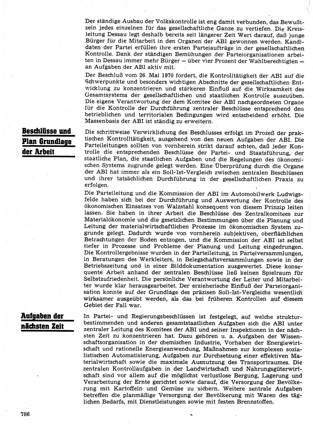 Neuer Weg (NW), Organ des Zentralkomitees (ZK) der SED (Sozialistische Einheitspartei Deutschlands) für Fragen des Parteilebens, 25. Jahrgang [Deutsche Demokratische Republik (DDR)] 1970, Seite 786 (NW ZK SED DDR 1970, S. 786)