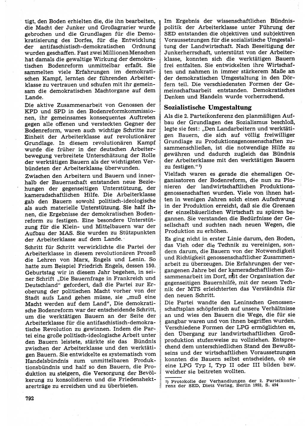 Neuer Weg (NW), Organ des Zentralkomitees (ZK) der SED (Sozialistische Einheitspartei Deutschlands) für Fragen des Parteilebens, 25. Jahrgang [Deutsche Demokratische Republik (DDR)] 1970, Seite 792 (NW ZK SED DDR 1970, S. 792)