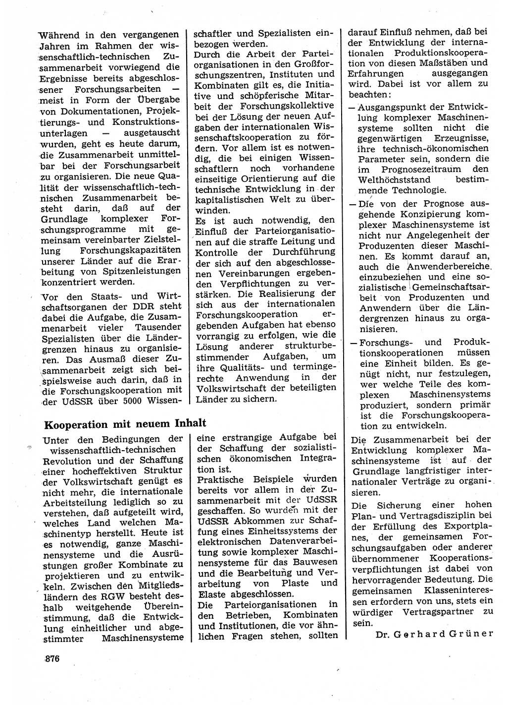 Neuer Weg (NW), Organ des Zentralkomitees (ZK) der SED (Sozialistische Einheitspartei Deutschlands) für Fragen des Parteilebens, 25. Jahrgang [Deutsche Demokratische Republik (DDR)] 1970, Seite 876 (NW ZK SED DDR 1970, S. 876)