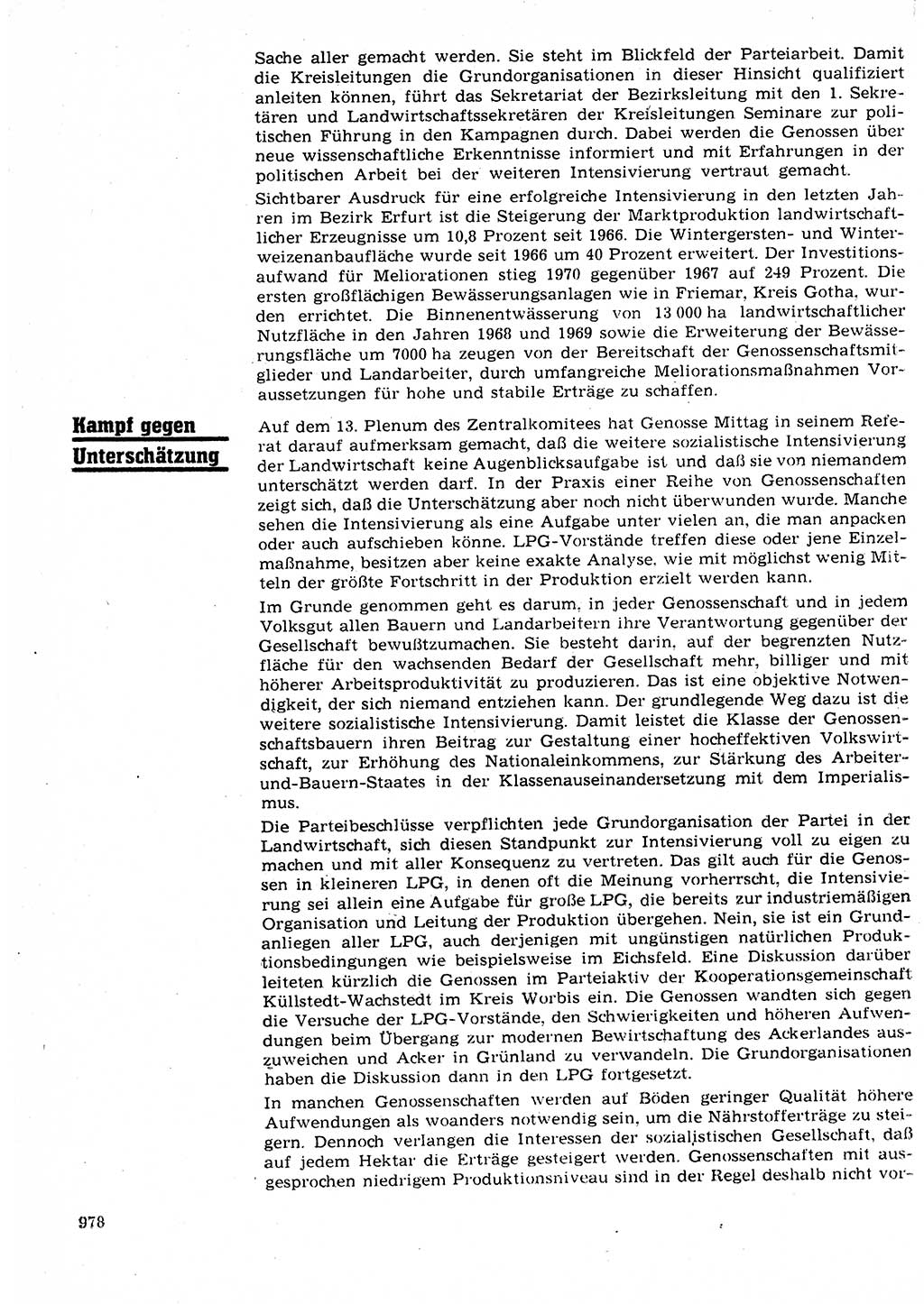 Neuer Weg (NW), Organ des Zentralkomitees (ZK) der SED (Sozialistische Einheitspartei Deutschlands) für Fragen des Parteilebens, 25. Jahrgang [Deutsche Demokratische Republik (DDR)] 1970, Seite 978 (NW ZK SED DDR 1970, S. 978)