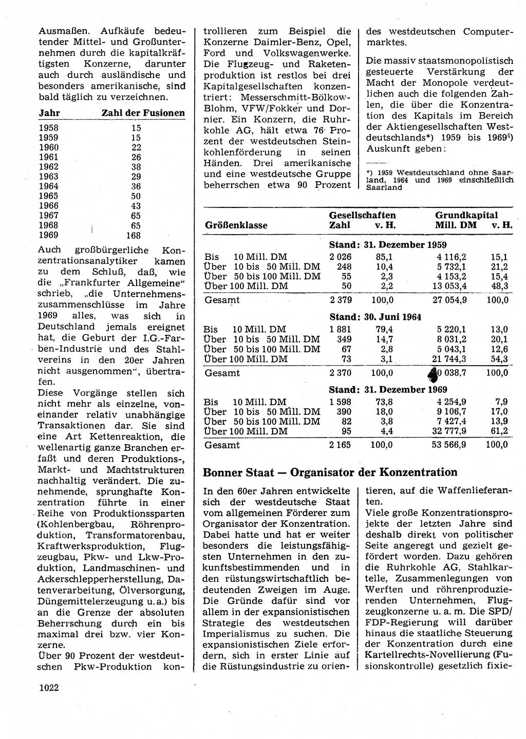 Neuer Weg (NW), Organ des Zentralkomitees (ZK) der SED (Sozialistische Einheitspartei Deutschlands) für Fragen des Parteilebens, 25. Jahrgang [Deutsche Demokratische Republik (DDR)] 1970, Seite 1022 (NW ZK SED DDR 1970, S. 1022)