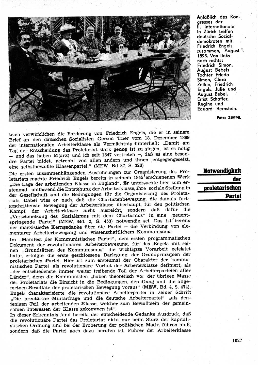 Neuer Weg (NW), Organ des Zentralkomitees (ZK) der SED (Sozialistische Einheitspartei Deutschlands) für Fragen des Parteilebens, 25. Jahrgang [Deutsche Demokratische Republik (DDR)] 1970, Seite 1027 (NW ZK SED DDR 1970, S. 1027)