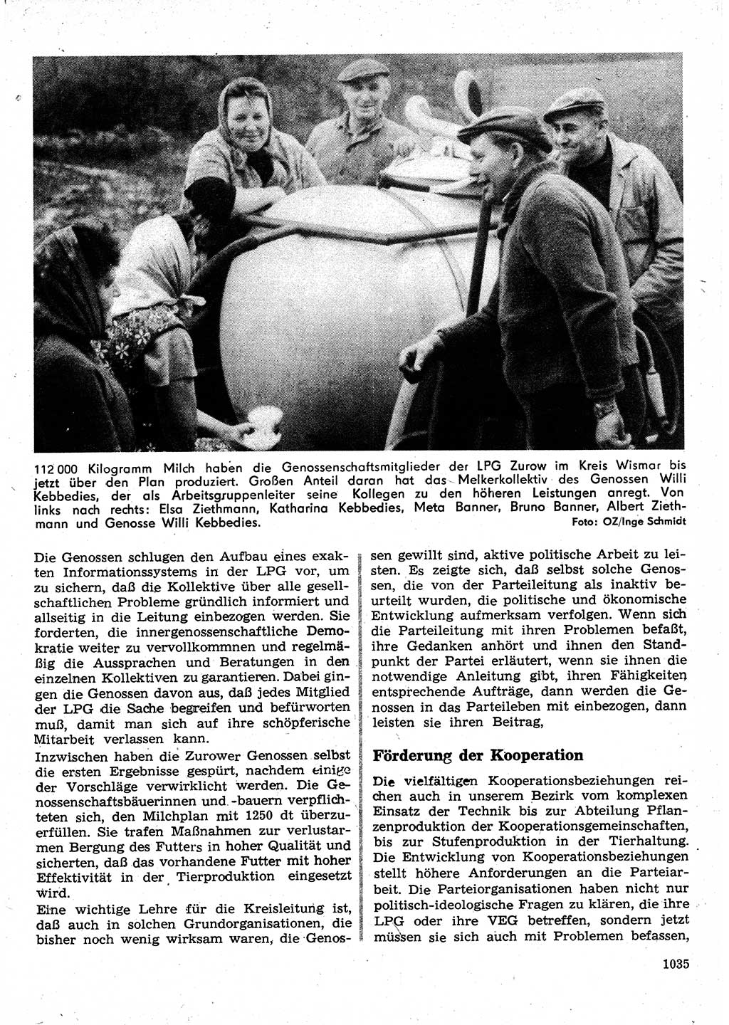 Neuer Weg (NW), Organ des Zentralkomitees (ZK) der SED (Sozialistische Einheitspartei Deutschlands) für Fragen des Parteilebens, 25. Jahrgang [Deutsche Demokratische Republik (DDR)] 1970, Seite 1035 (NW ZK SED DDR 1970, S. 1035)