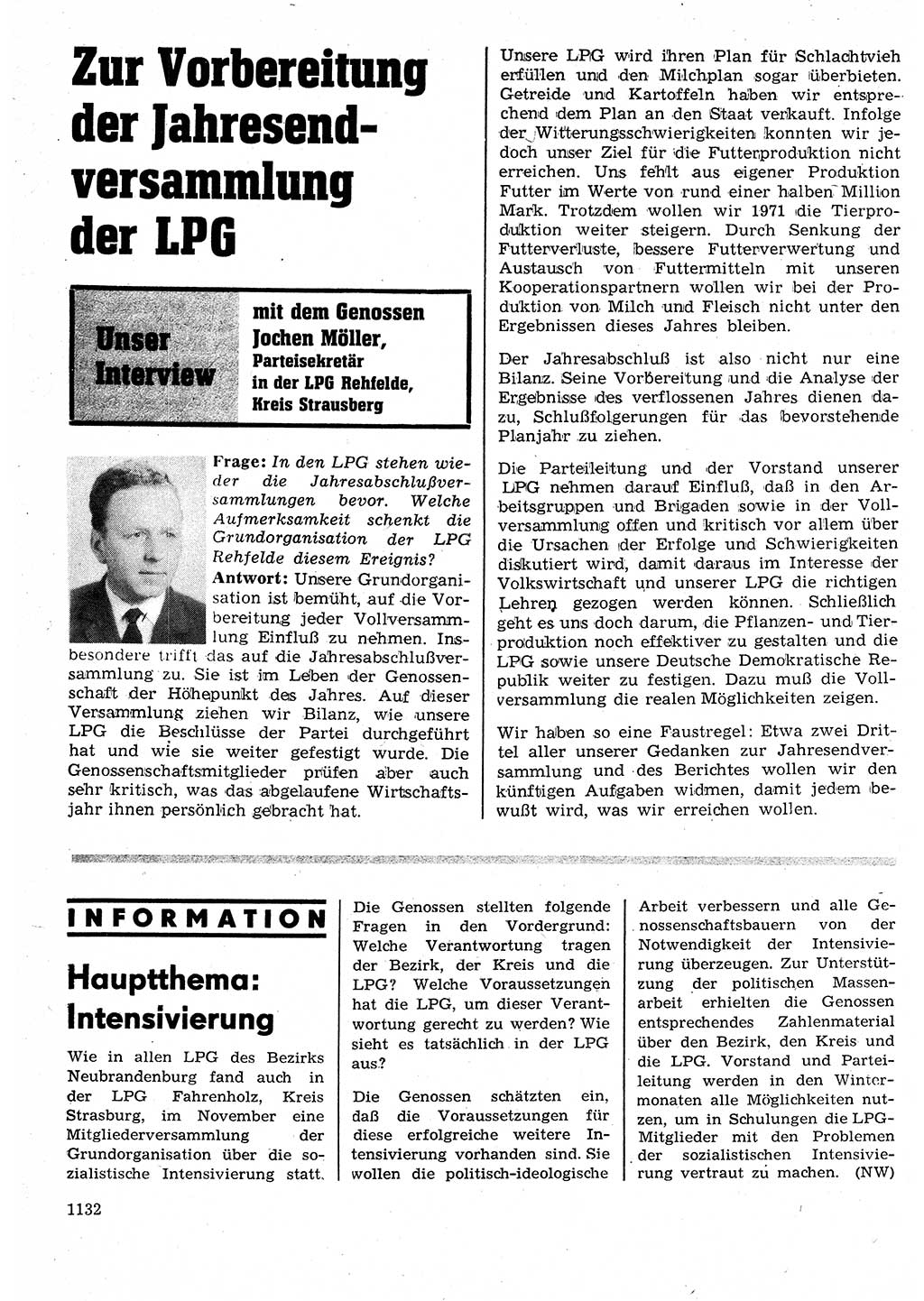 Neuer Weg (NW), Organ des Zentralkomitees (ZK) der SED (Sozialistische Einheitspartei Deutschlands) für Fragen des Parteilebens, 25. Jahrgang [Deutsche Demokratische Republik (DDR)] 1970, Seite 1132 (NW ZK SED DDR 1970, S. 1132)