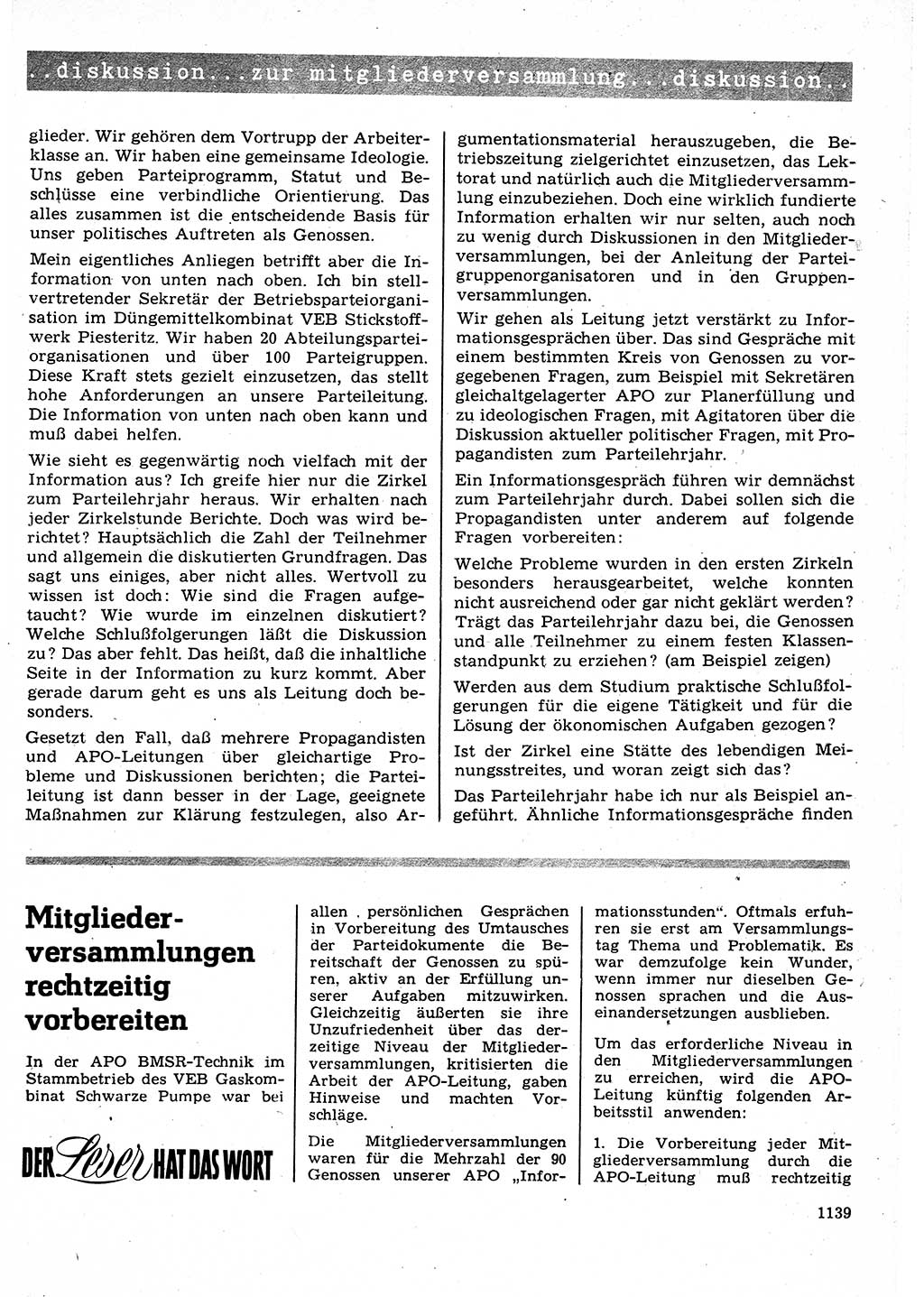 Neuer Weg (NW), Organ des Zentralkomitees (ZK) der SED (Sozialistische Einheitspartei Deutschlands) für Fragen des Parteilebens, 25. Jahrgang [Deutsche Demokratische Republik (DDR)] 1970, Seite 1139 (NW ZK SED DDR 1970, S. 1139)