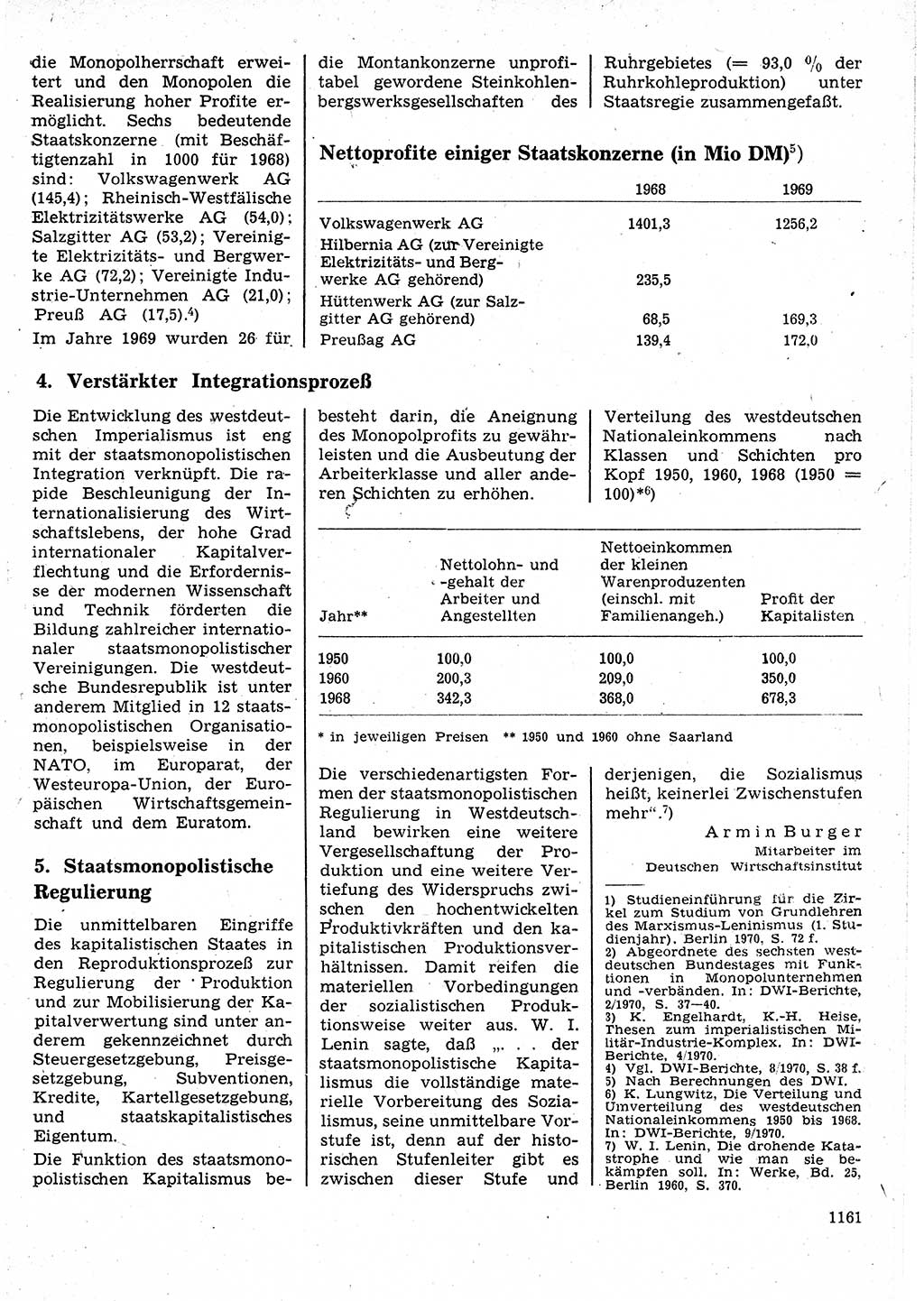 Neuer Weg (NW), Organ des Zentralkomitees (ZK) der SED (Sozialistische Einheitspartei Deutschlands) für Fragen des Parteilebens, 25. Jahrgang [Deutsche Demokratische Republik (DDR)] 1970, Seite 1161 (NW ZK SED DDR 1970, S. 1161)