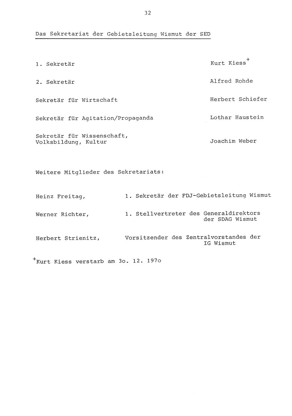 Parteiapparat der Deutschen Demokratischen Republik (DDR) 1970, Seite 32 (Parteiapp. DDR 1970, S. 32)