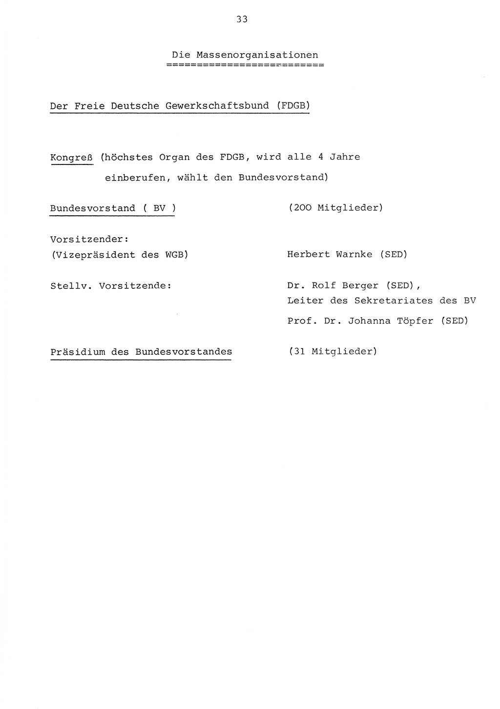 Parteiapparat der Deutschen Demokratischen Republik (DDR) 1970, Seite 33 (Parteiapp. DDR 1970, S. 33)