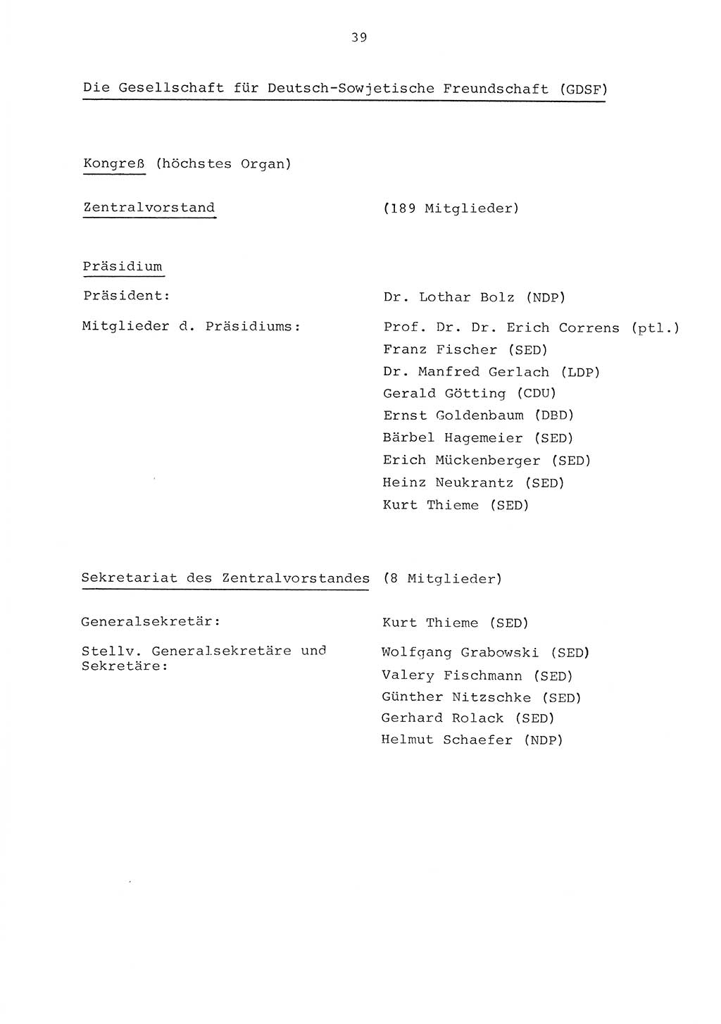 Parteiapparat der Deutschen Demokratischen Republik (DDR) 1970, Seite 39 (Parteiapp. DDR 1970, S. 39)