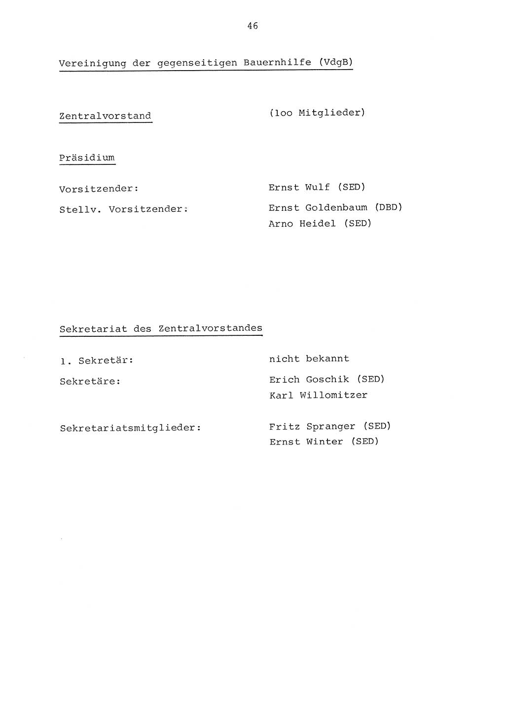 Parteiapparat der Deutschen Demokratischen Republik (DDR) 1970, Seite 46 (Parteiapp. DDR 1970, S. 46)