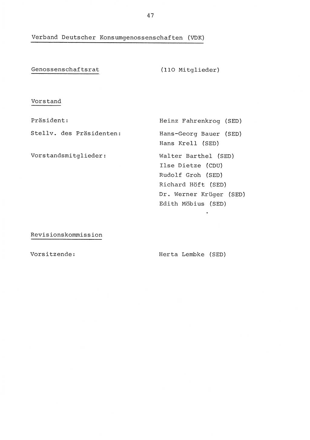 Parteiapparat der Deutschen Demokratischen Republik (DDR) 1970, Seite 47 (Parteiapp. DDR 1970, S. 47)