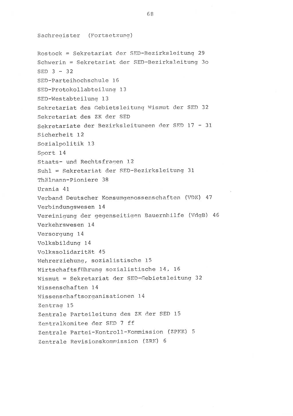 Parteiapparat der Deutschen Demokratischen Republik (DDR) 1970, Seite 68 (Parteiapp. DDR 1970, S. 68)