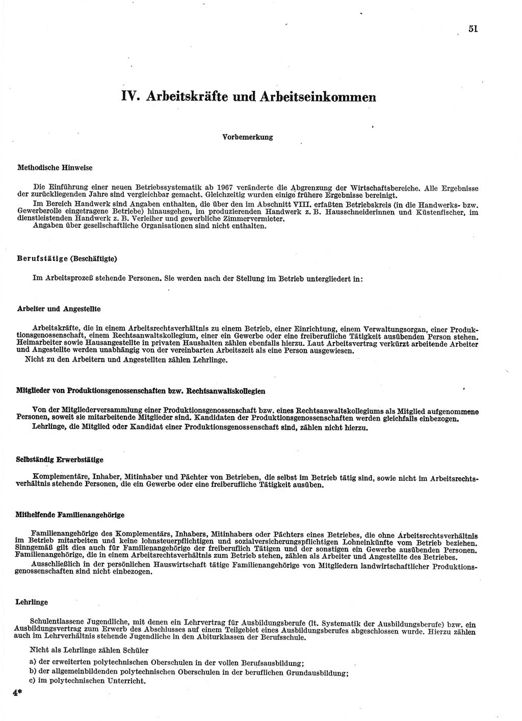 Statistisches Jahrbuch der Deutschen Demokratischen Republik (DDR) 1970, Seite 51 (Stat. Jb. DDR 1970, S. 51)