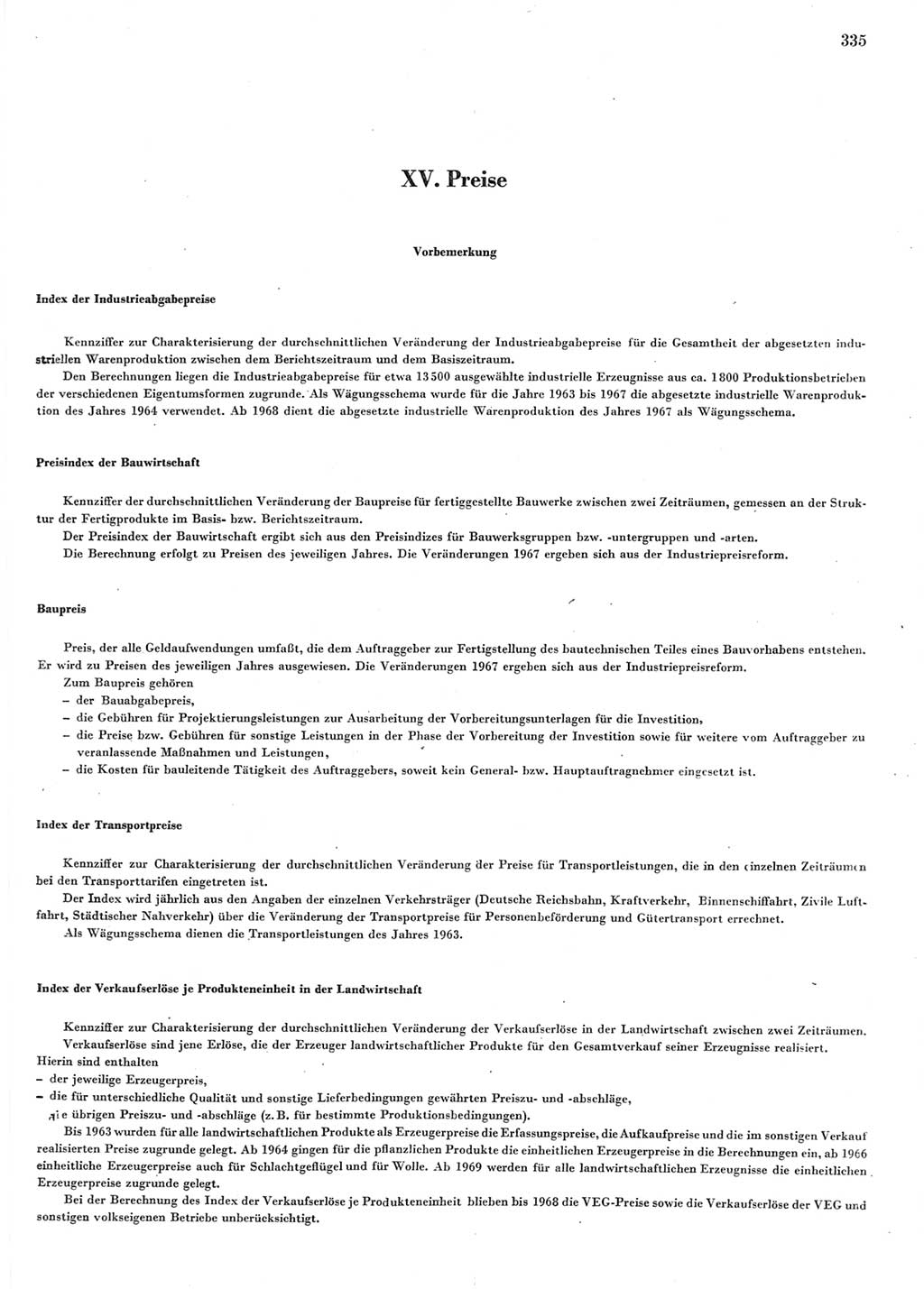 Statistisches Jahrbuch der Deutschen Demokratischen Republik (DDR) 1970, Seite 335 (Stat. Jb. DDR 1970, S. 335)