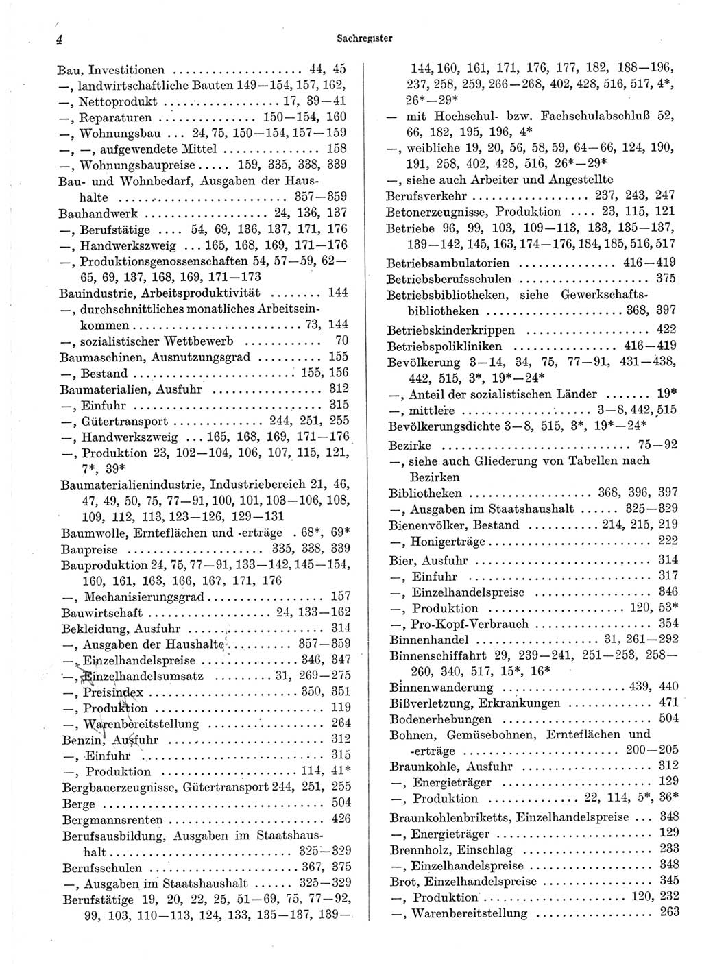 Statistisches Jahrbuch der Deutschen Demokratischen Republik (DDR) 1970, Seite 4 (Stat. Jb. DDR 1970, S. 4)