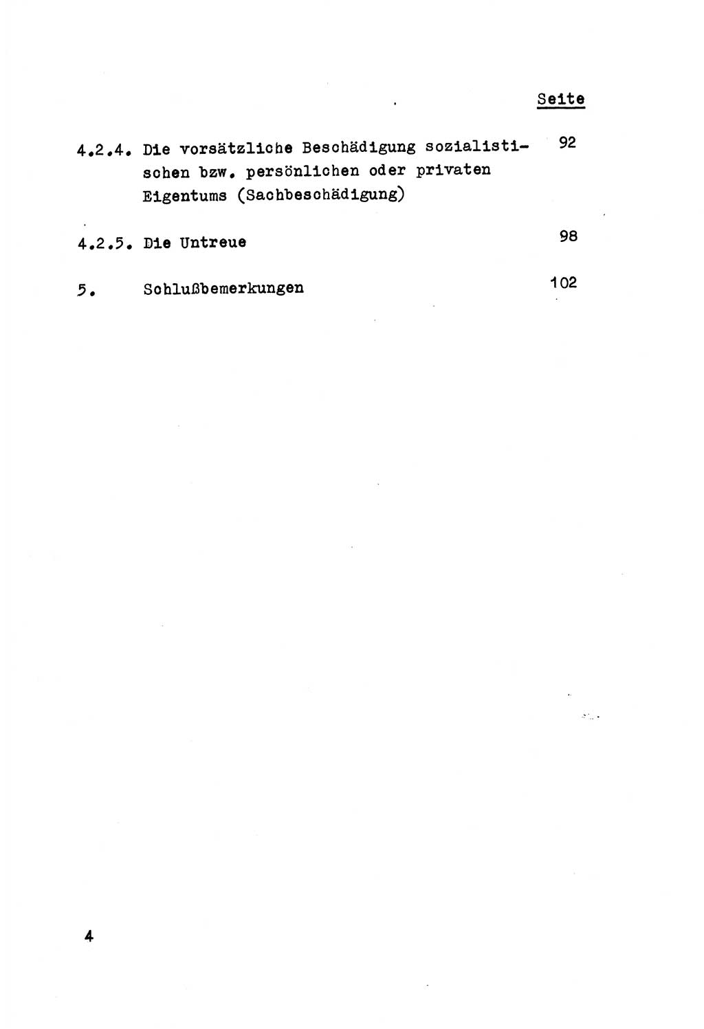 Strafrecht der DDR (Deutsche Demokratische Republik), Besonderer Teil, Lehrmaterial, Heft 5 1970, Seite 4 (Strafr. DDR BT Lehrmat. H. 5 1970, S. 4)