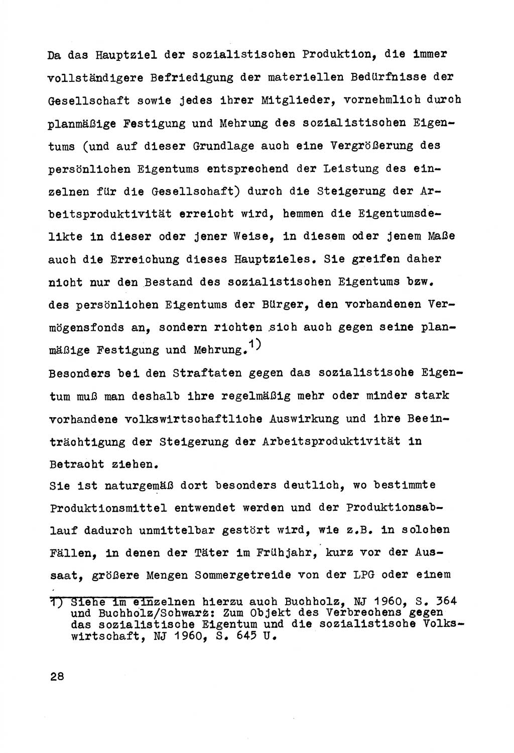 Strafrecht der DDR (Deutsche Demokratische Republik), Besonderer Teil, Lehrmaterial, Heft 5 1970, Seite 28 (Strafr. DDR BT Lehrmat. H. 5 1970, S. 28)