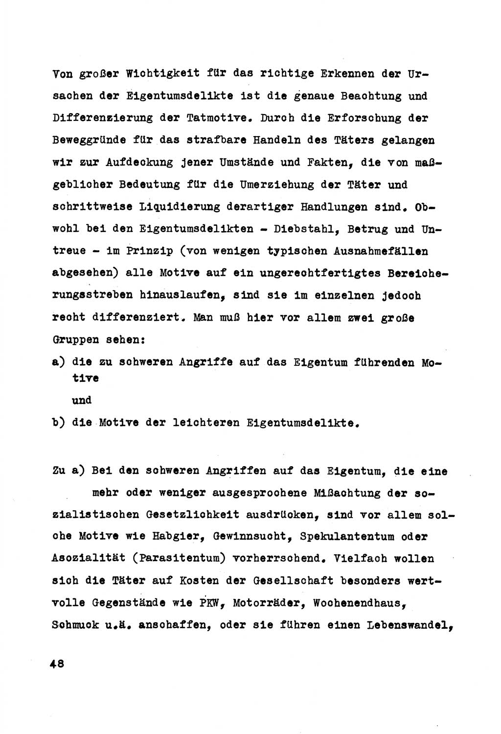 Strafrecht der DDR (Deutsche Demokratische Republik), Besonderer Teil, Lehrmaterial, Heft 5 1970, Seite 48 (Strafr. DDR BT Lehrmat. H. 5 1970, S. 48)
