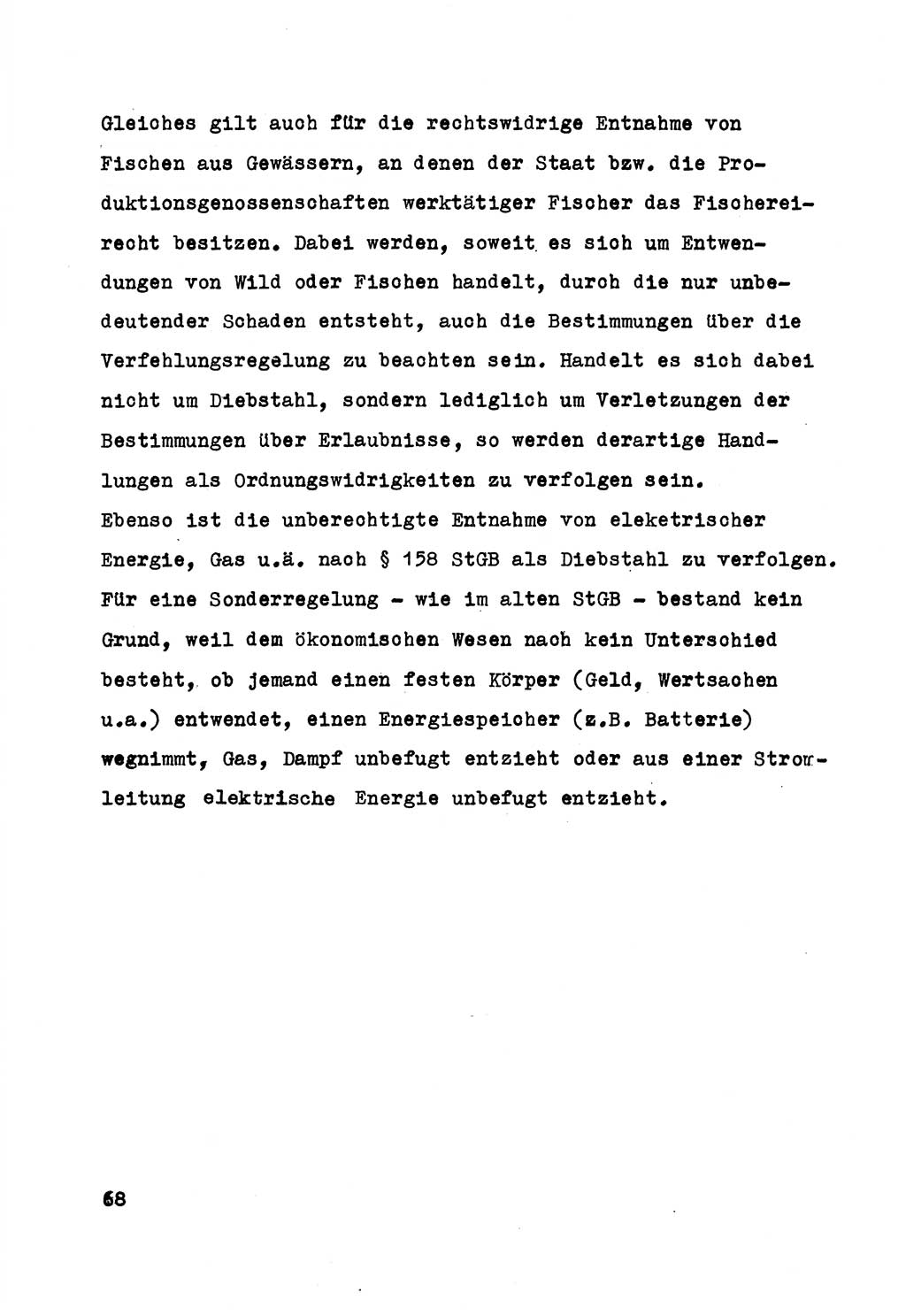 Strafrecht der DDR (Deutsche Demokratische Republik), Besonderer Teil, Lehrmaterial, Heft 5 1970, Seite 68 (Strafr. DDR BT Lehrmat. H. 5 1970, S. 68)