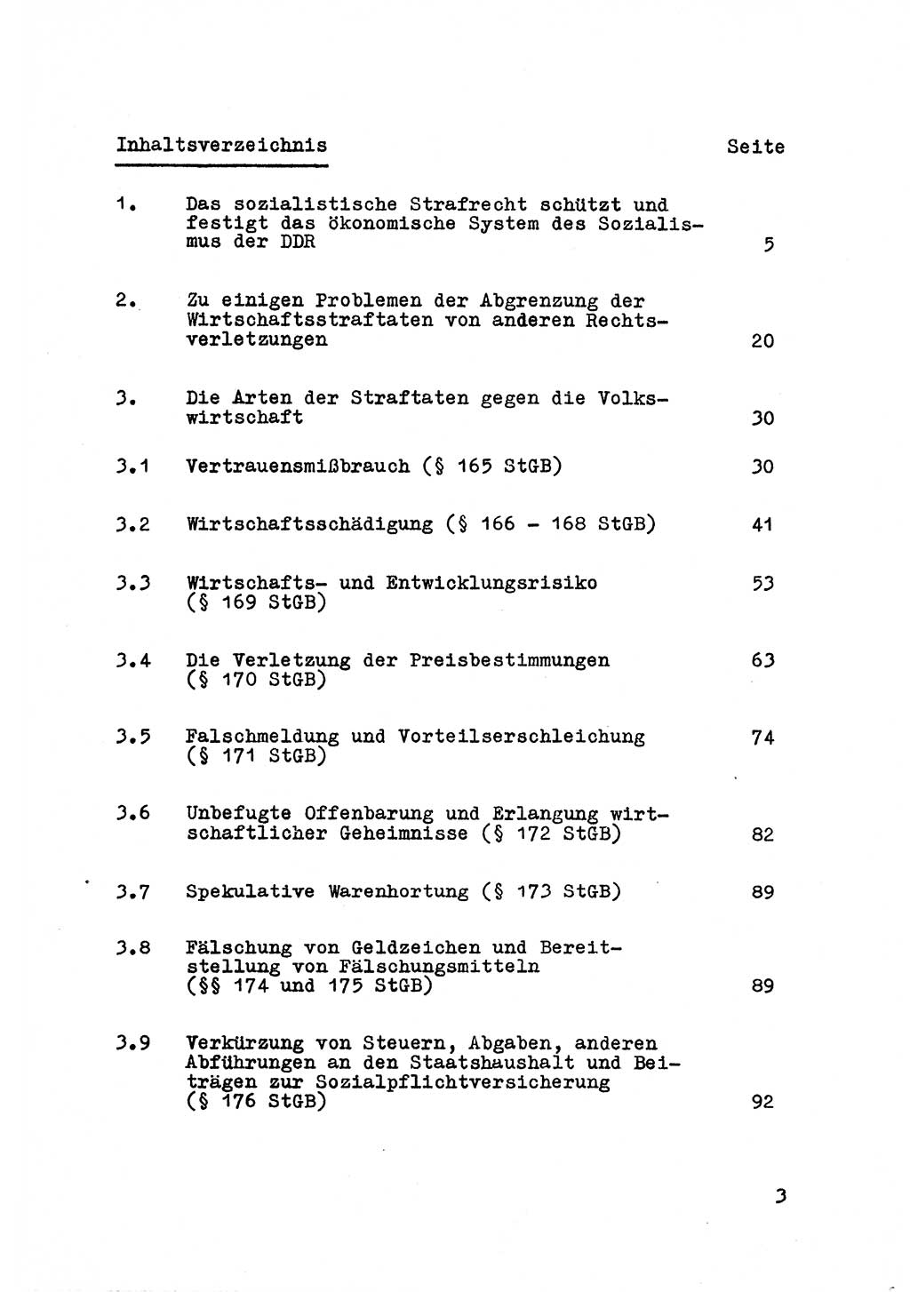 Strafrecht der DDR (Deutsche Demokratische Republik), Besonderer Teil, Lehrmaterial, Heft 6 1970, Seite 3 (Strafr. DDR BT Lehrmat. H. 6 1970, S. 3)
