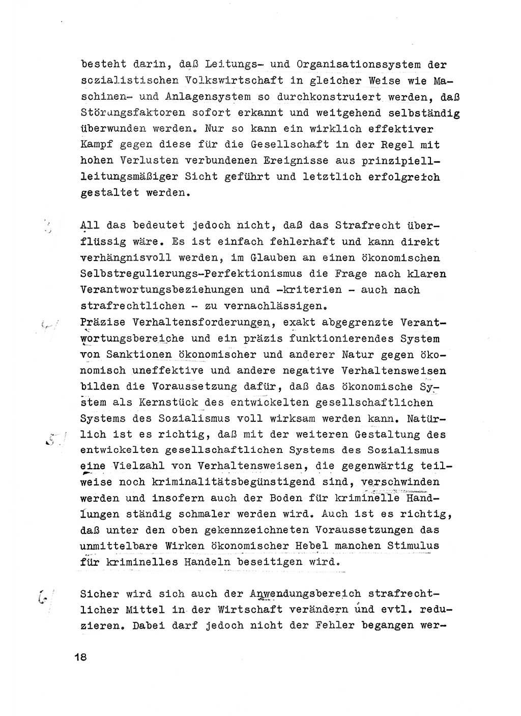 Strafrecht der DDR (Deutsche Demokratische Republik), Besonderer Teil, Lehrmaterial, Heft 6 1970, Seite 18 (Strafr. DDR BT Lehrmat. H. 6 1970, S. 18)