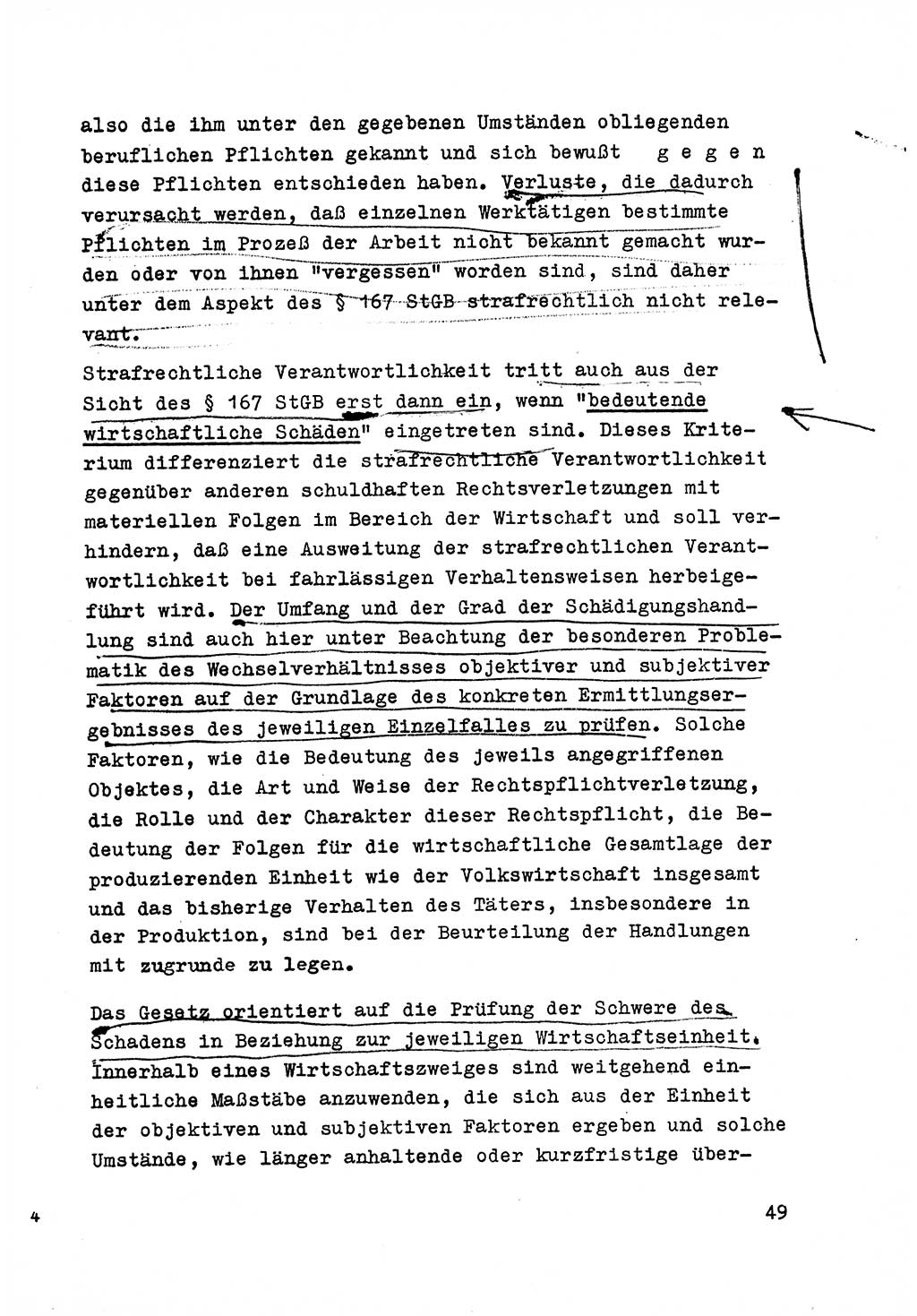 Strafrecht der DDR (Deutsche Demokratische Republik), Besonderer Teil, Lehrmaterial, Heft 6 1970, Seite 49 (Strafr. DDR BT Lehrmat. H. 6 1970, S. 49)